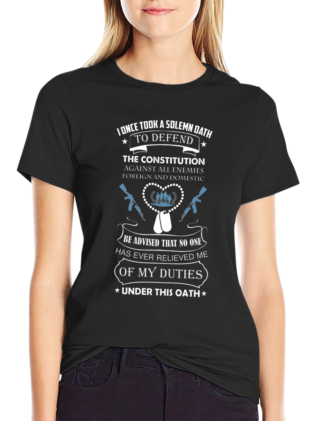 Solemn Oath T-Shirt: Defend the Constitution
