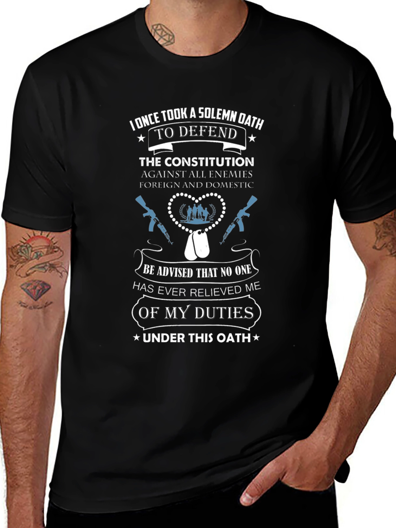 Solemn Oath T-Shirt: Defend the Constitution