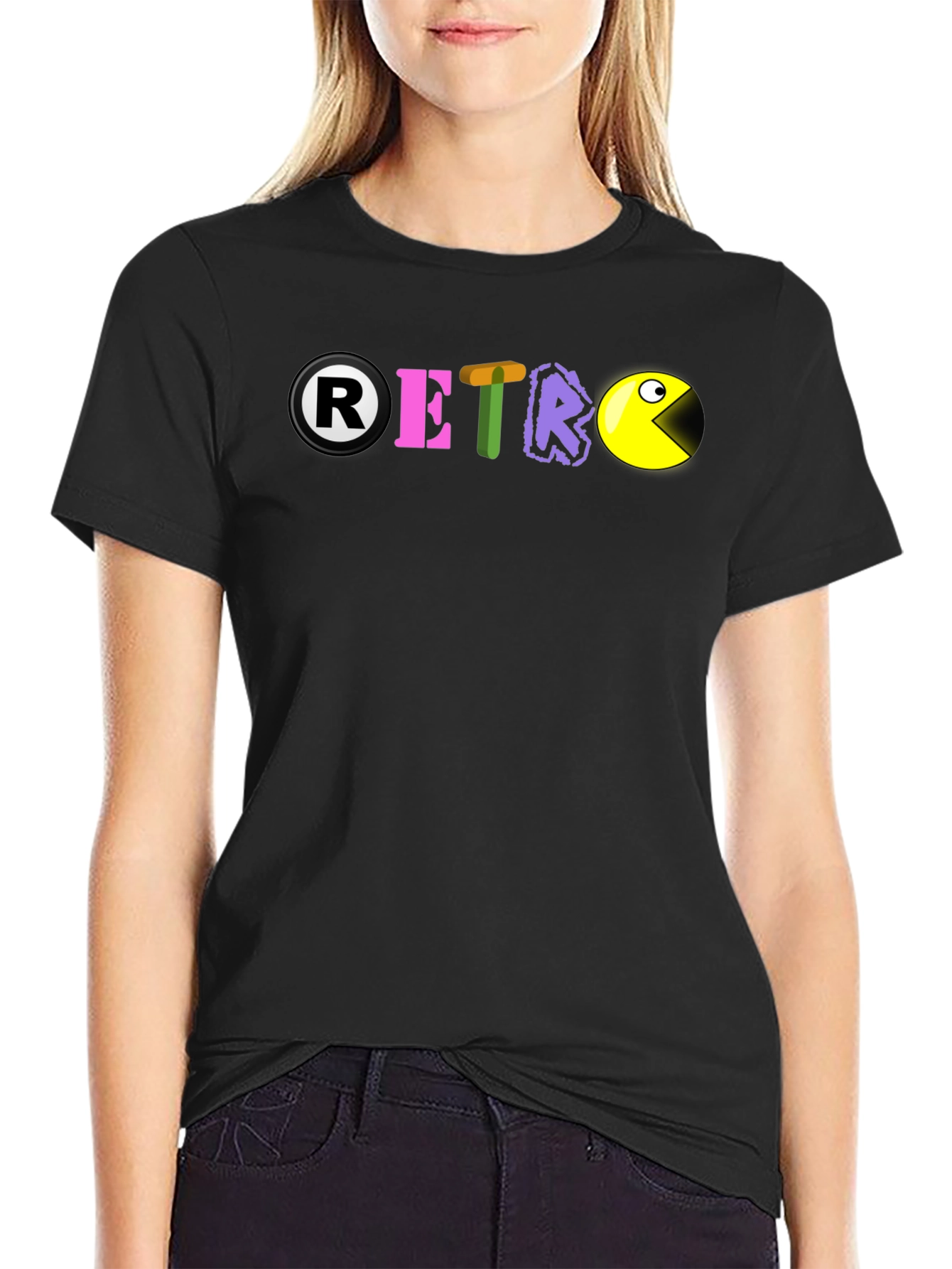 Retro Gaming T-Shirt - Pac-Man Inspired Design
