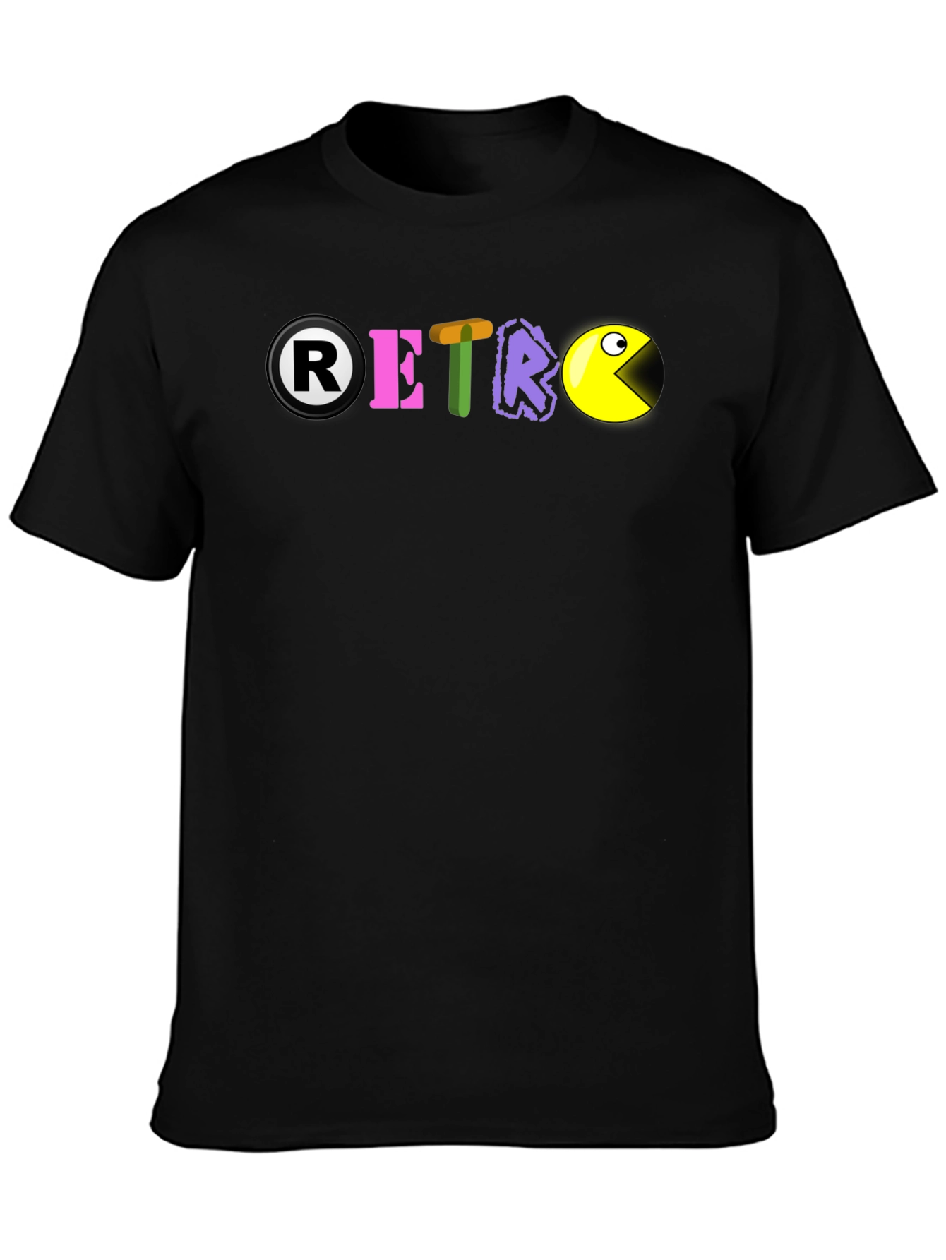 Retro Gaming T-Shirt - Pac-Man Inspired Design