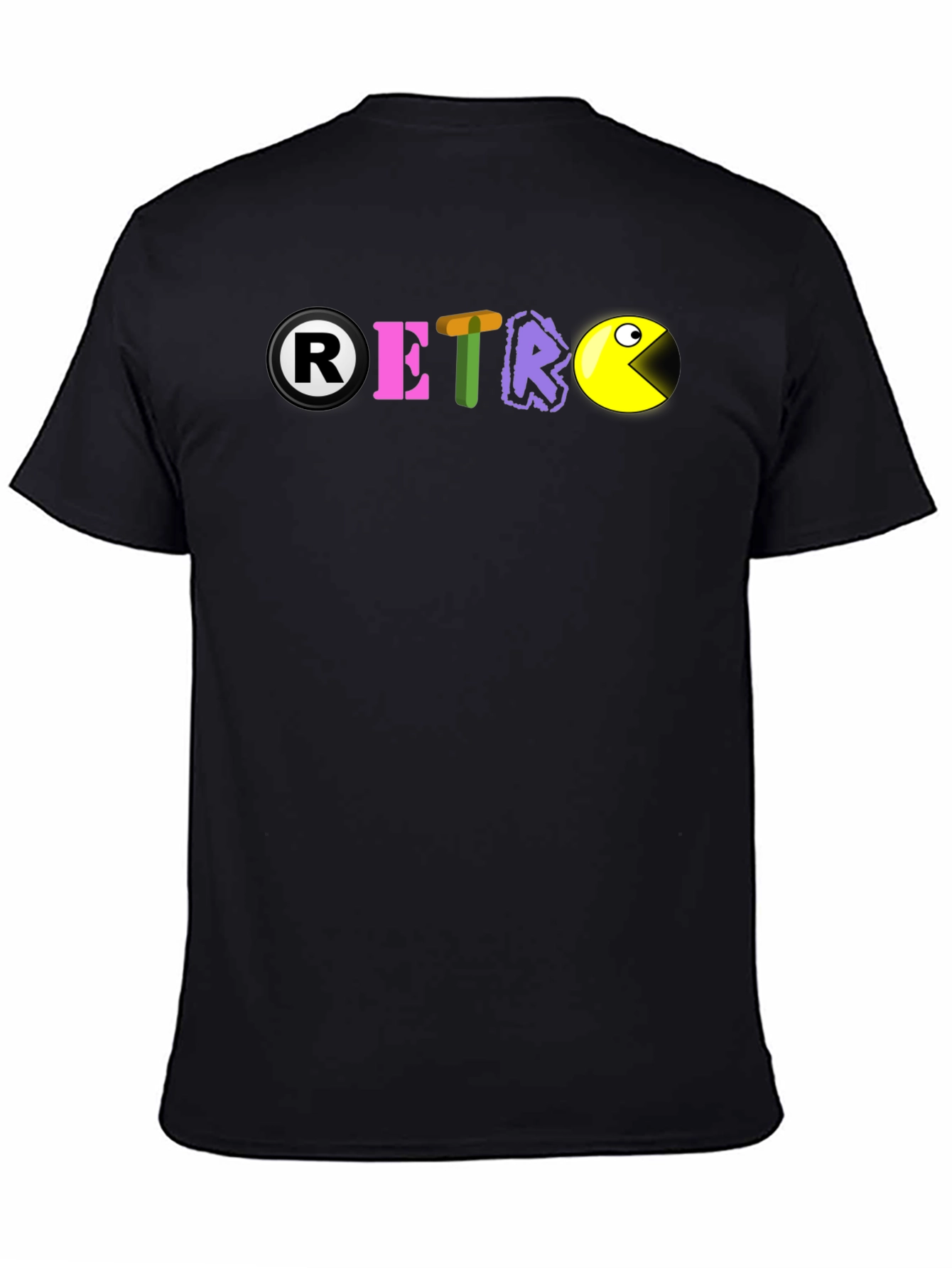 Retro Gaming T-Shirt - Pac-Man Inspired Design