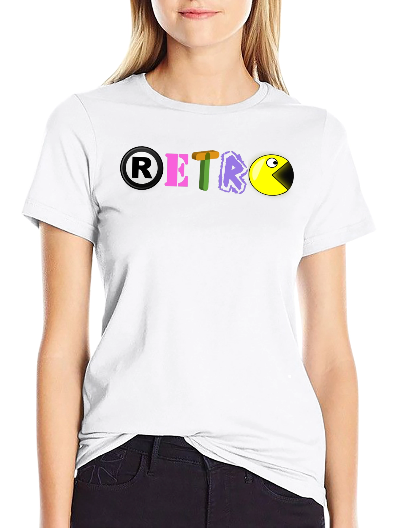 Retro Gaming T-Shirt - Pac-Man Inspired Design