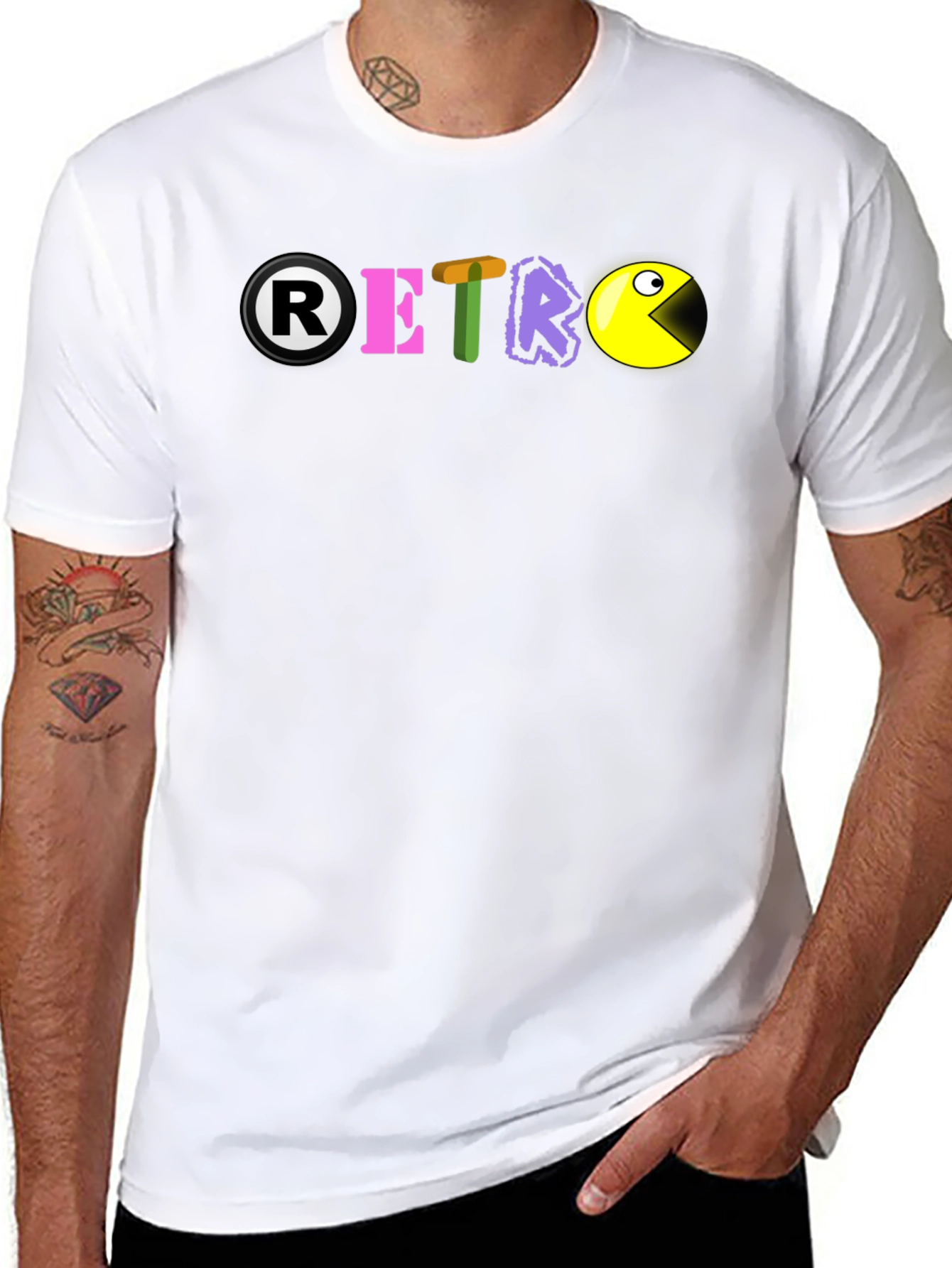 Retro Gaming T-Shirt - Pac-Man Inspired Design
