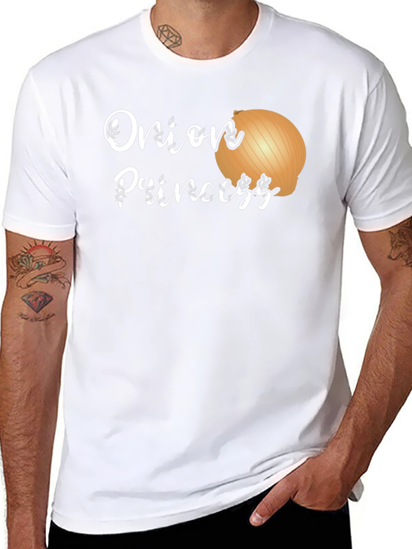 Onion Princess Graphic T-Shirt - Unique Novelty Tee