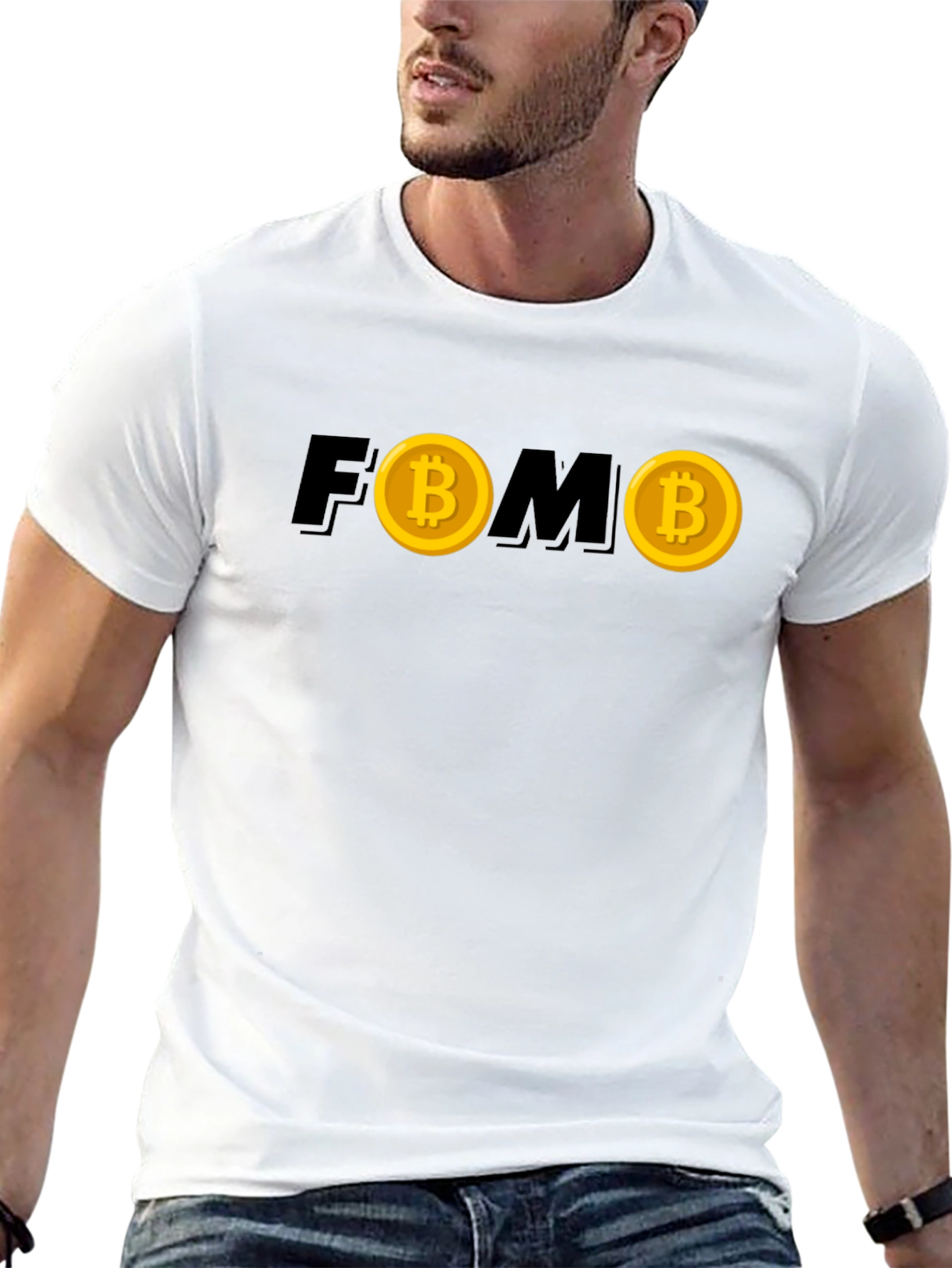 FOMO Bitcoin Graphic Tee - Crypto Investor T-Shirt