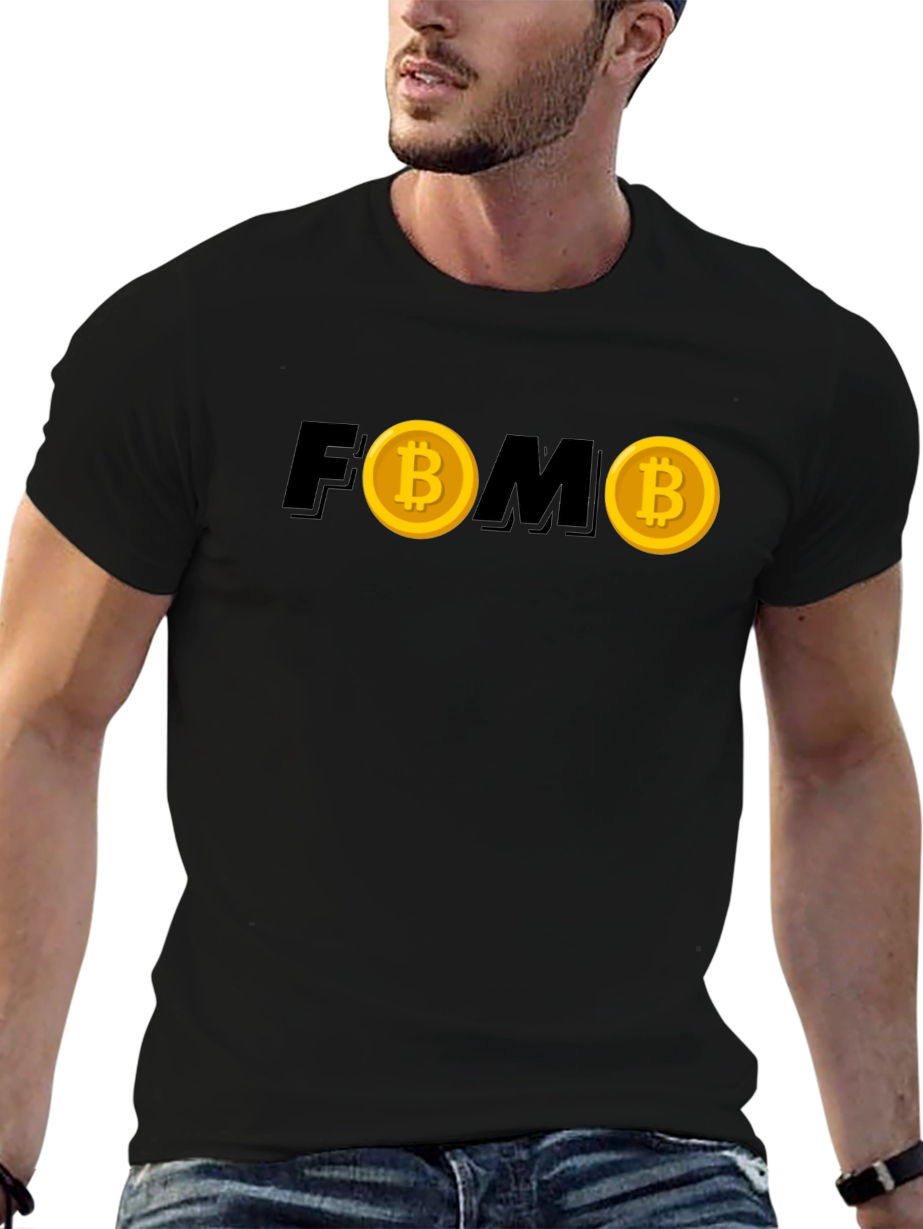 FOMO Bitcoin Graphic Tee - Crypto Investor T-Shirt