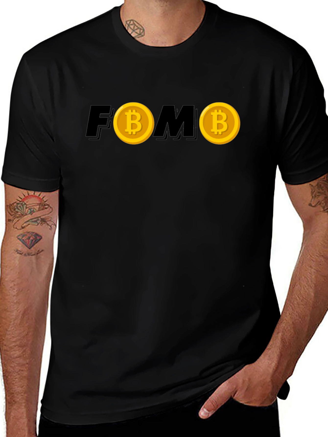 FOMO Bitcoin Graphic Tee - Crypto Investor T-Shirt