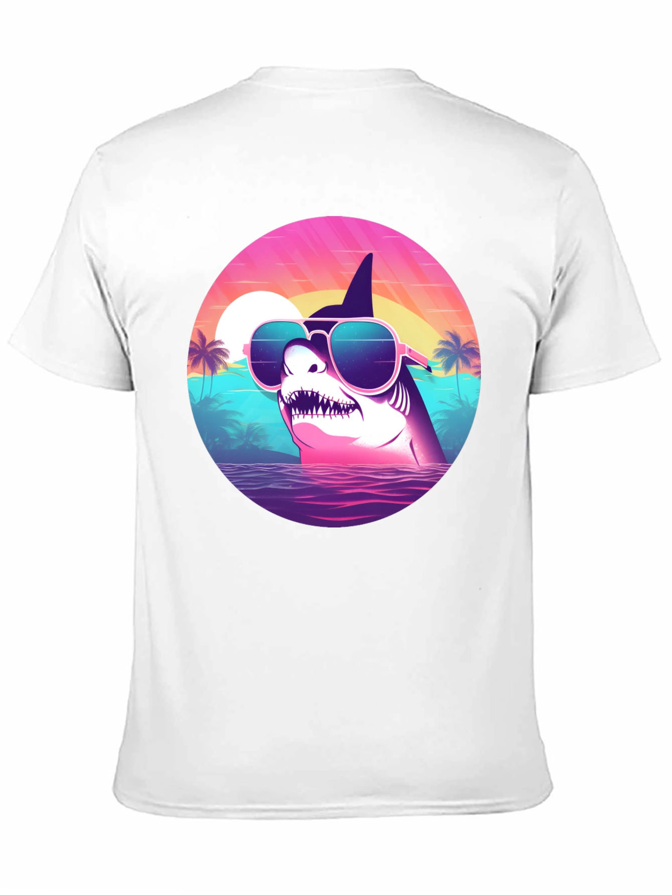 Shark Sunglasses Retro T-Shirt
