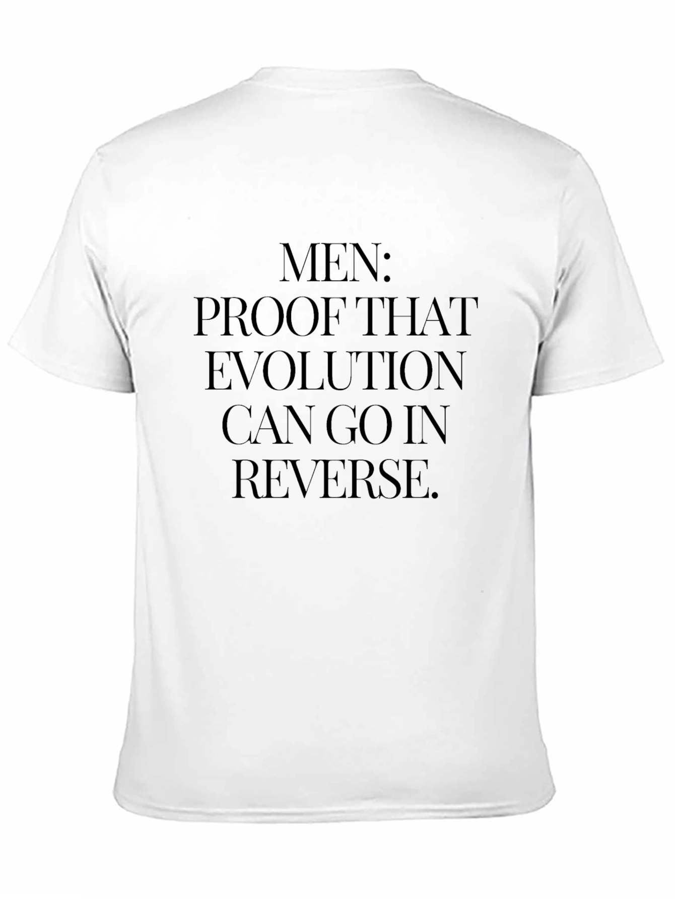 Mens Evolution Reversal Graphic T-Shirt