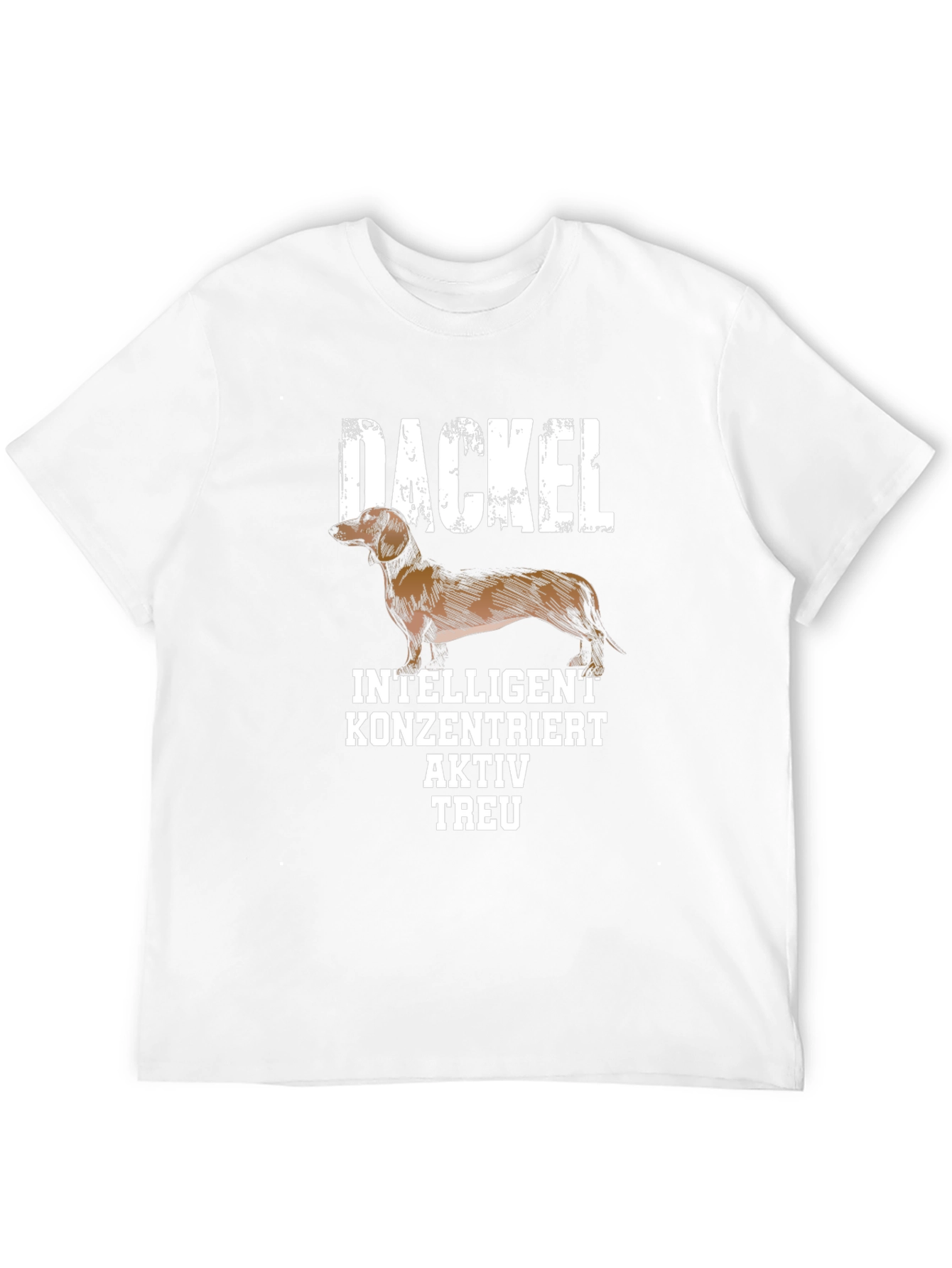 Dackel Dog T-Shirt - Intelligent Loyal Active Design