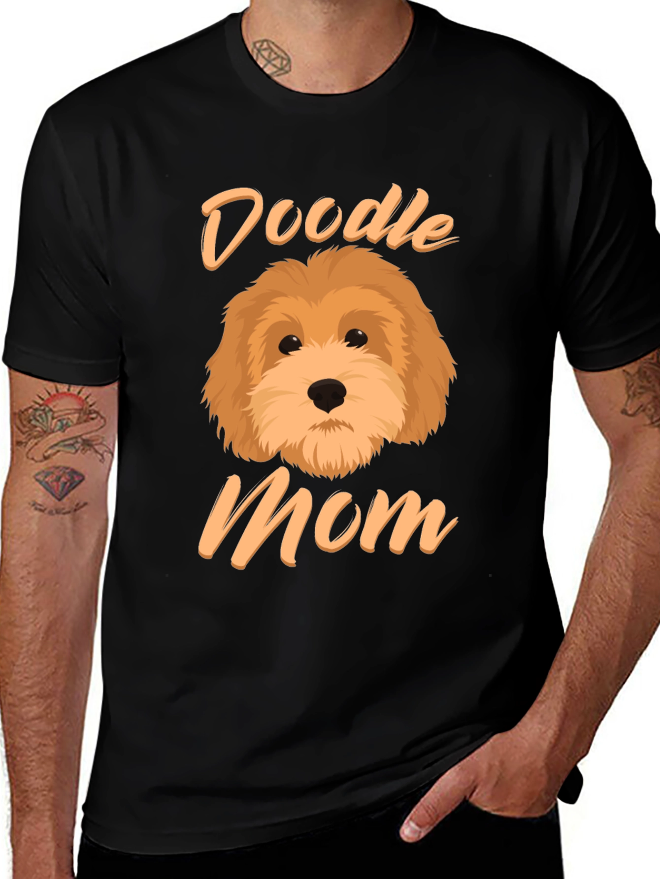 Doodle Mom T-Shirt Cute Dog Lover Tee