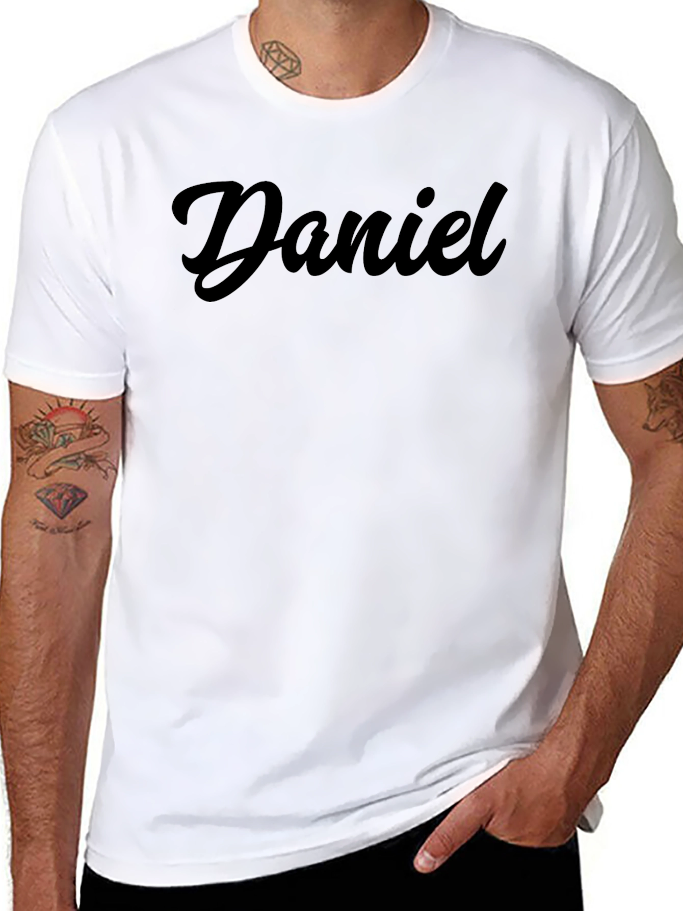 Personalized Daniel Black T-Shirt