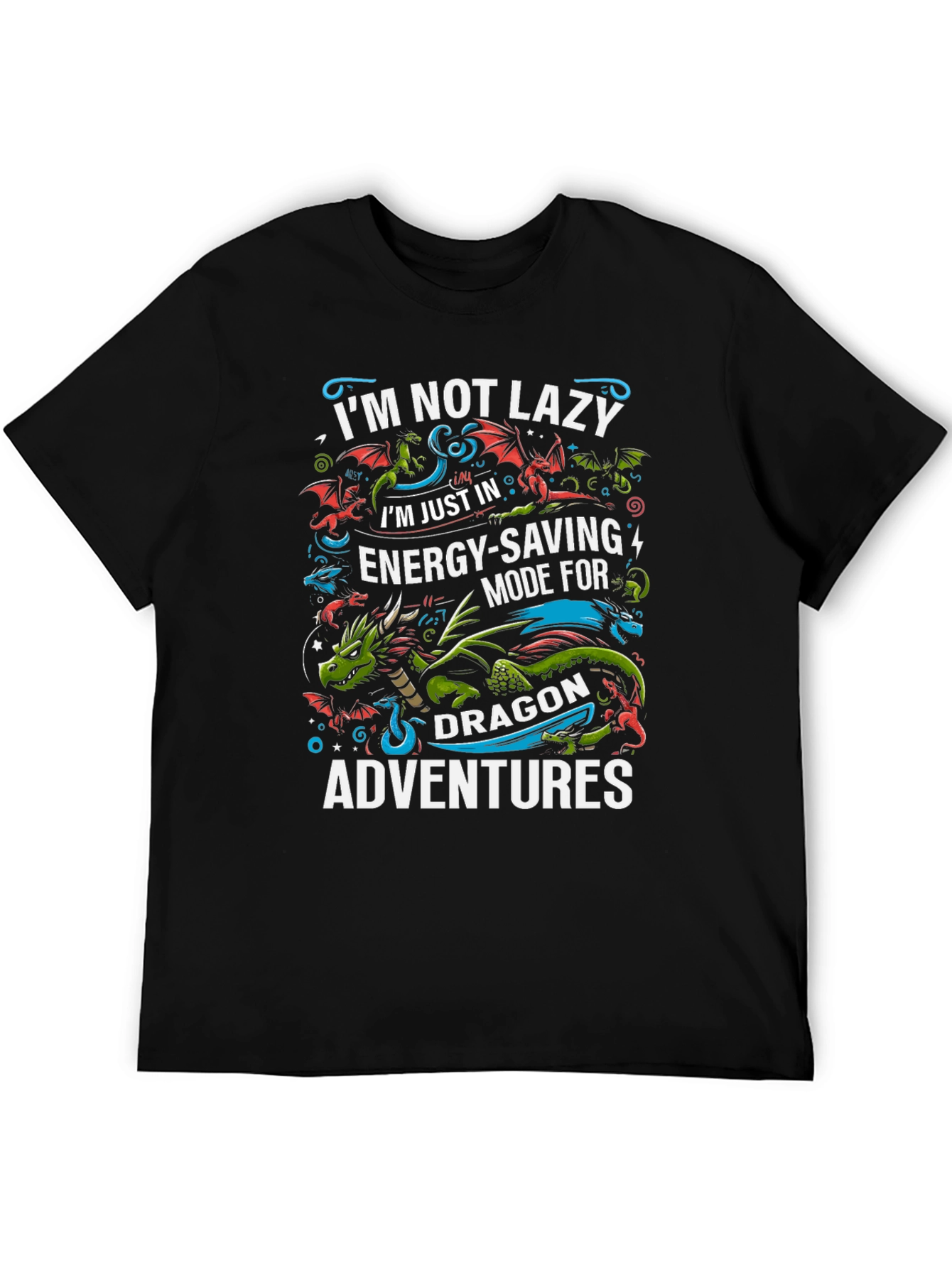 Dragon Adventure T-Shirt - Energy Saving Mode Tee