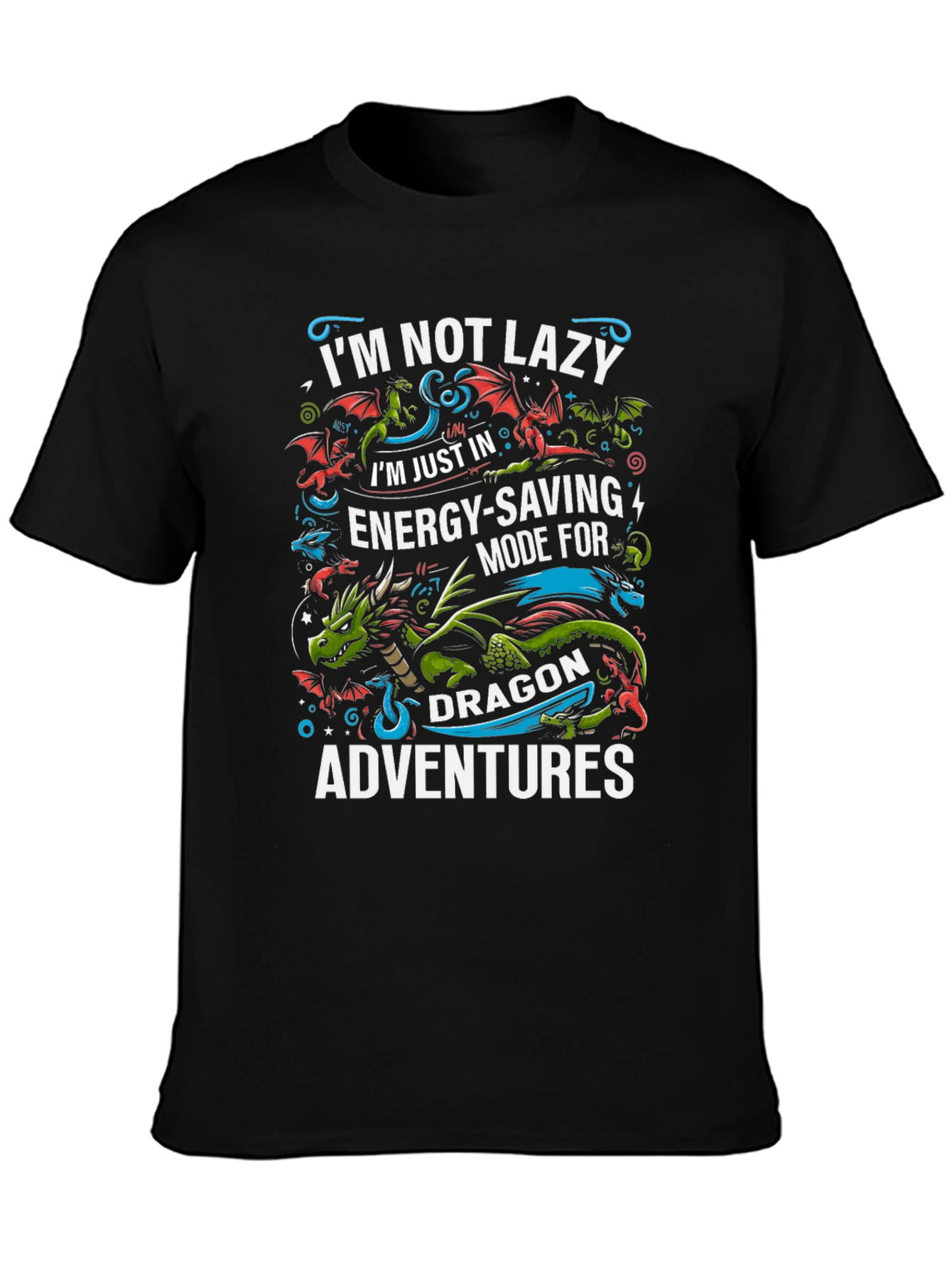 Dragon Adventure T-Shirt - Energy Saving Mode Tee