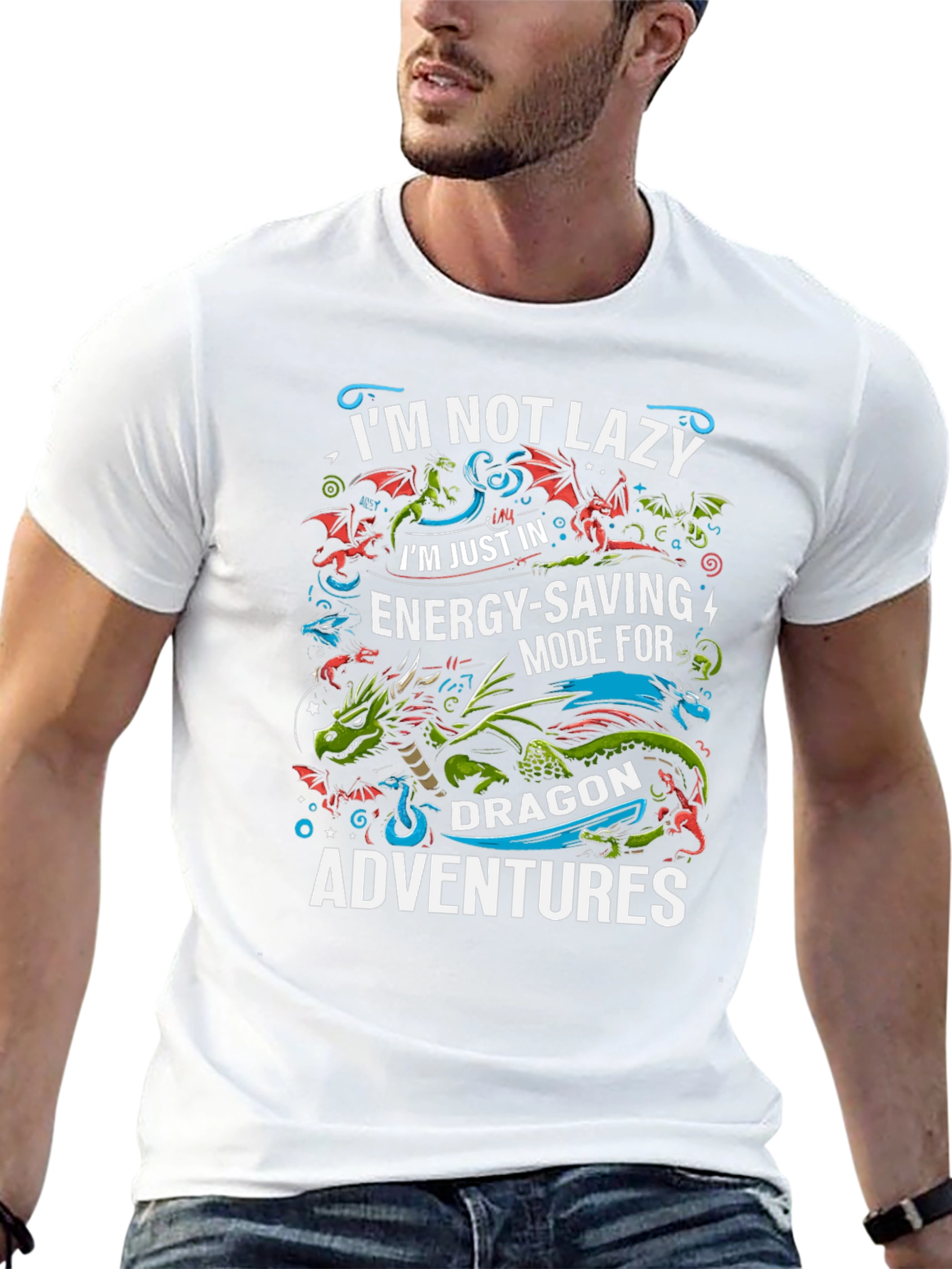 Dragon Adventure T-Shirt - Energy Saving Mode Tee