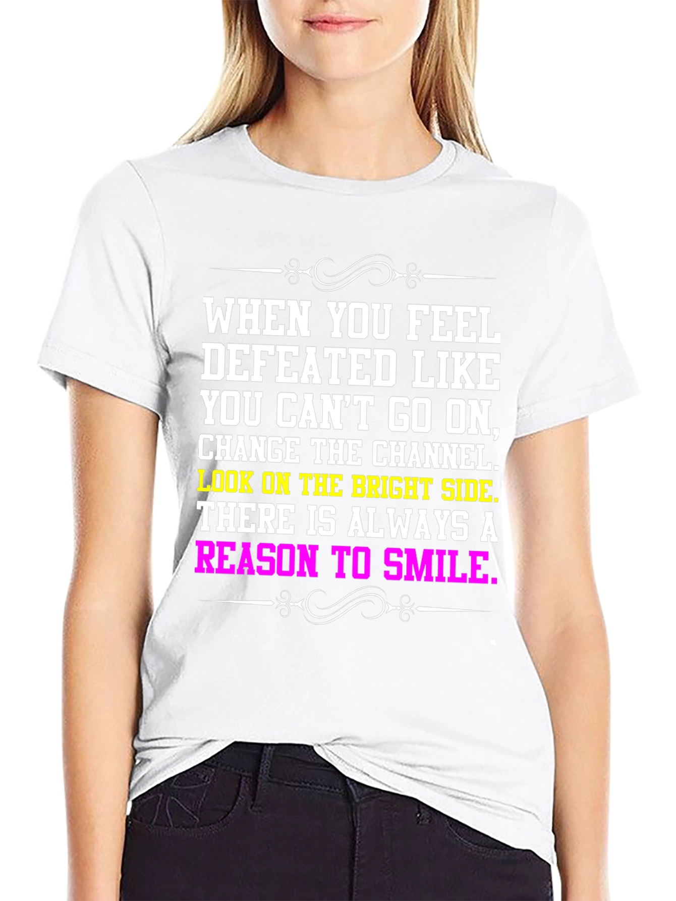 Motivational T-Shirt: Reason to Smile