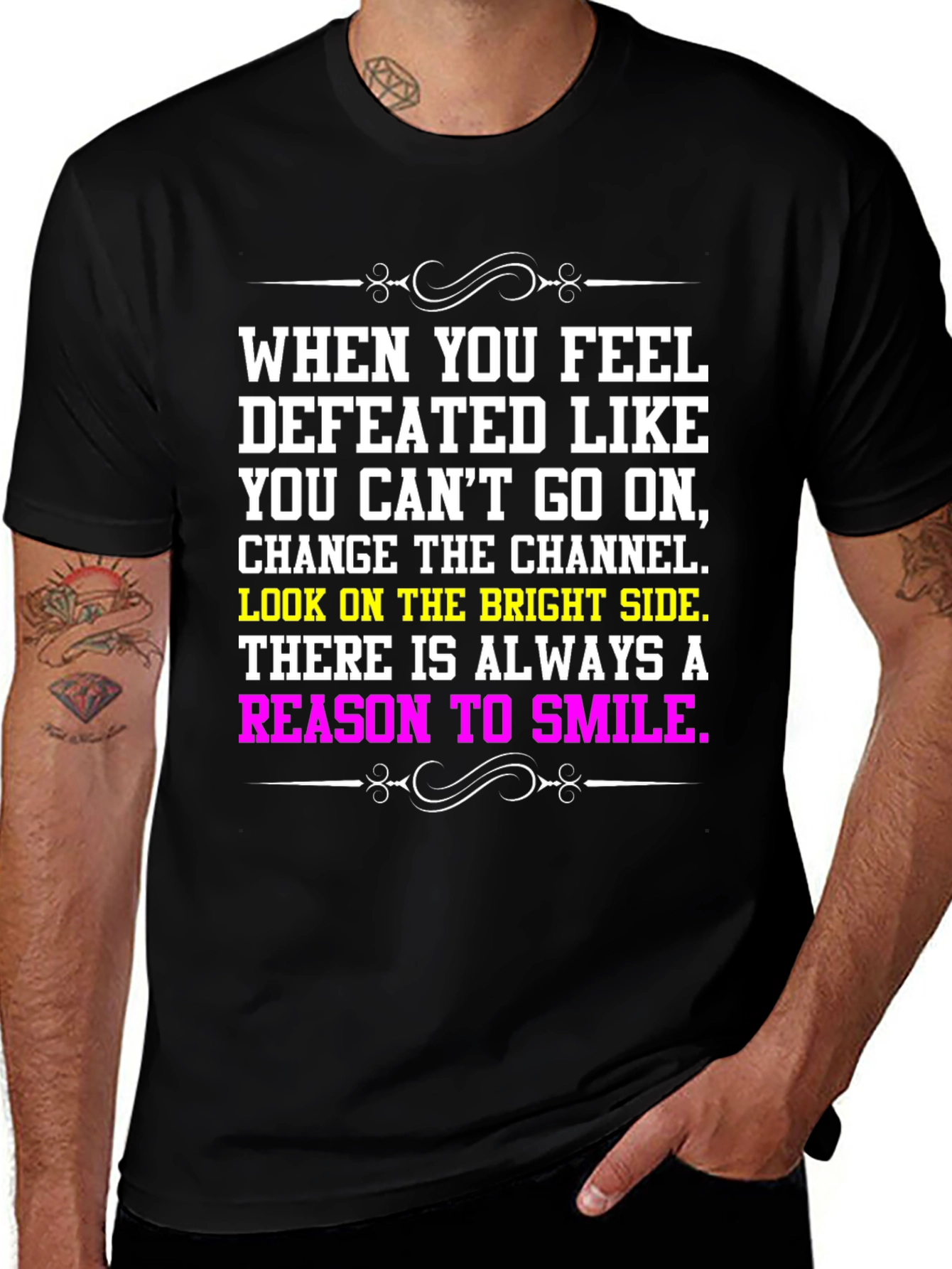 Motivational T-Shirt: Reason to Smile