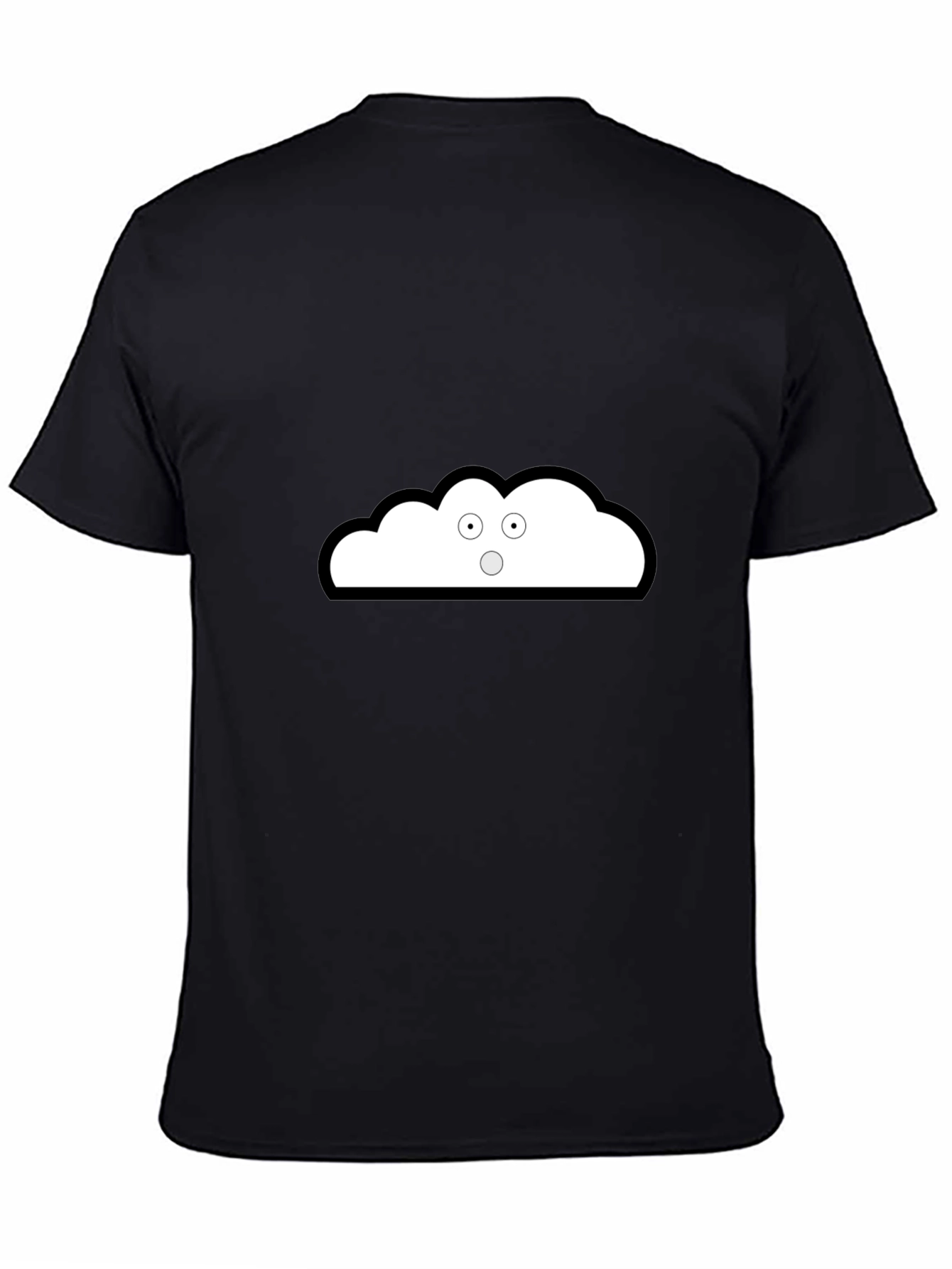 Cloud Graphic Black T-Shirt - Unique Style