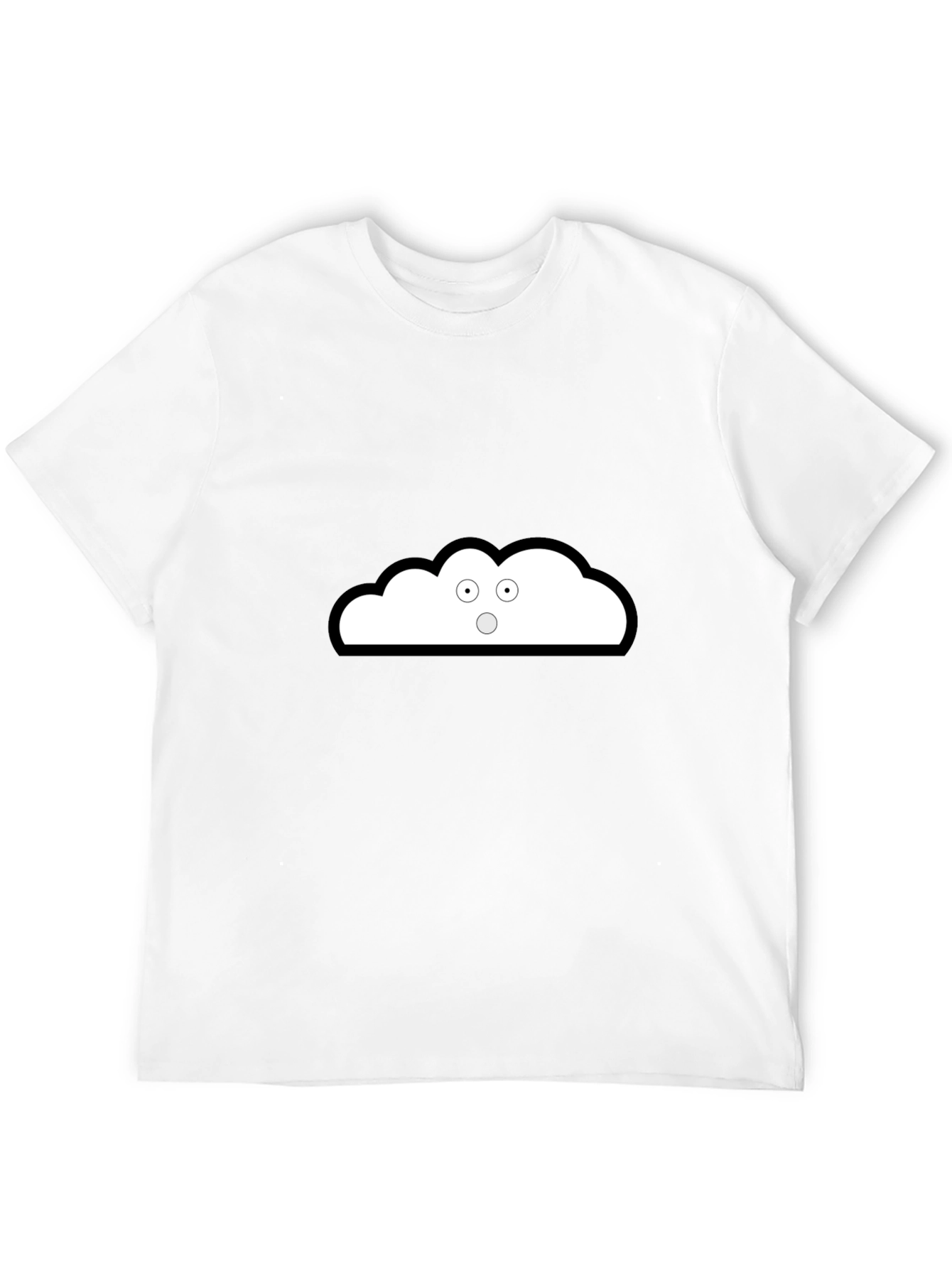 Cloud Graphic Black T-Shirt - Unique Style