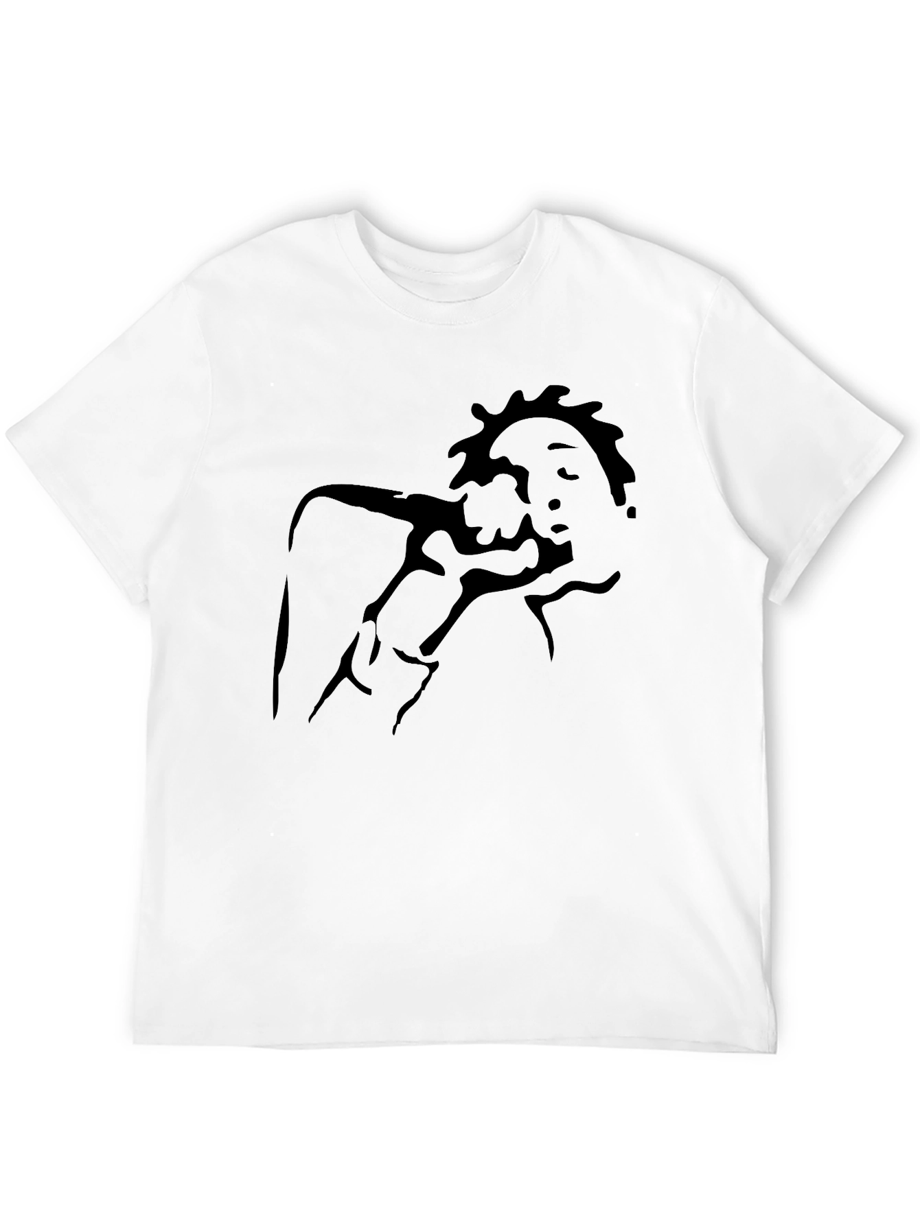 Black Silhouette Singer Graphic Tee