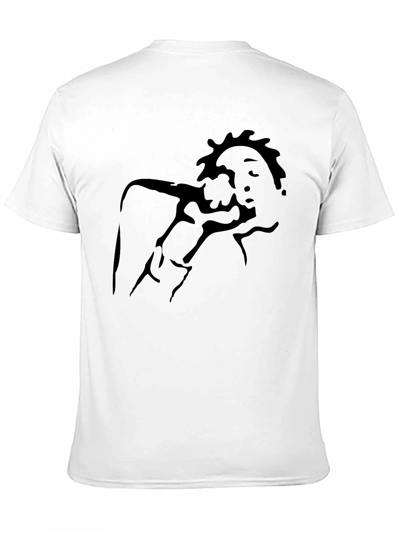 Black Silhouette Singer Graphic Tee
