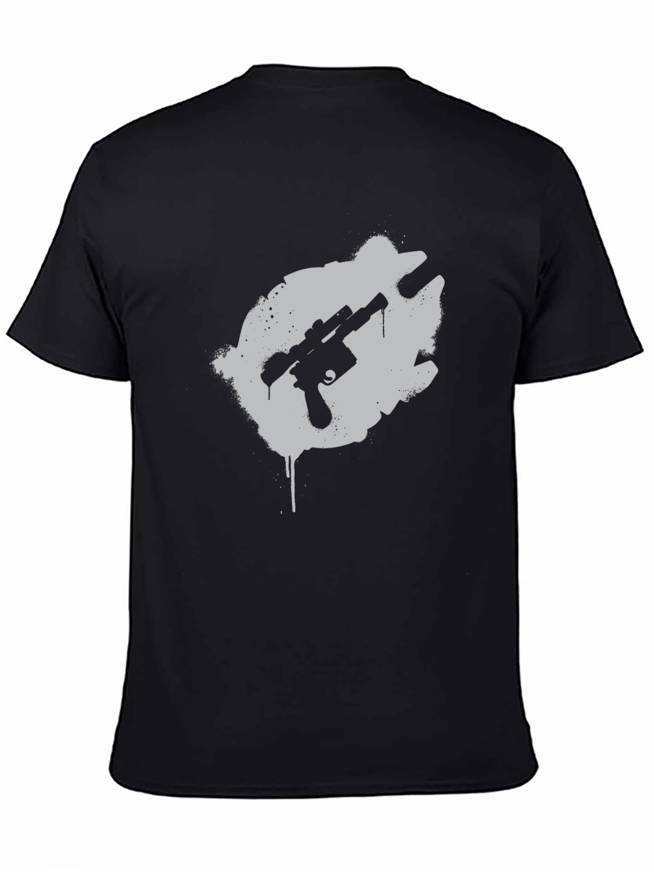 Star Wars Han Solo Blaster Black T-Shirt