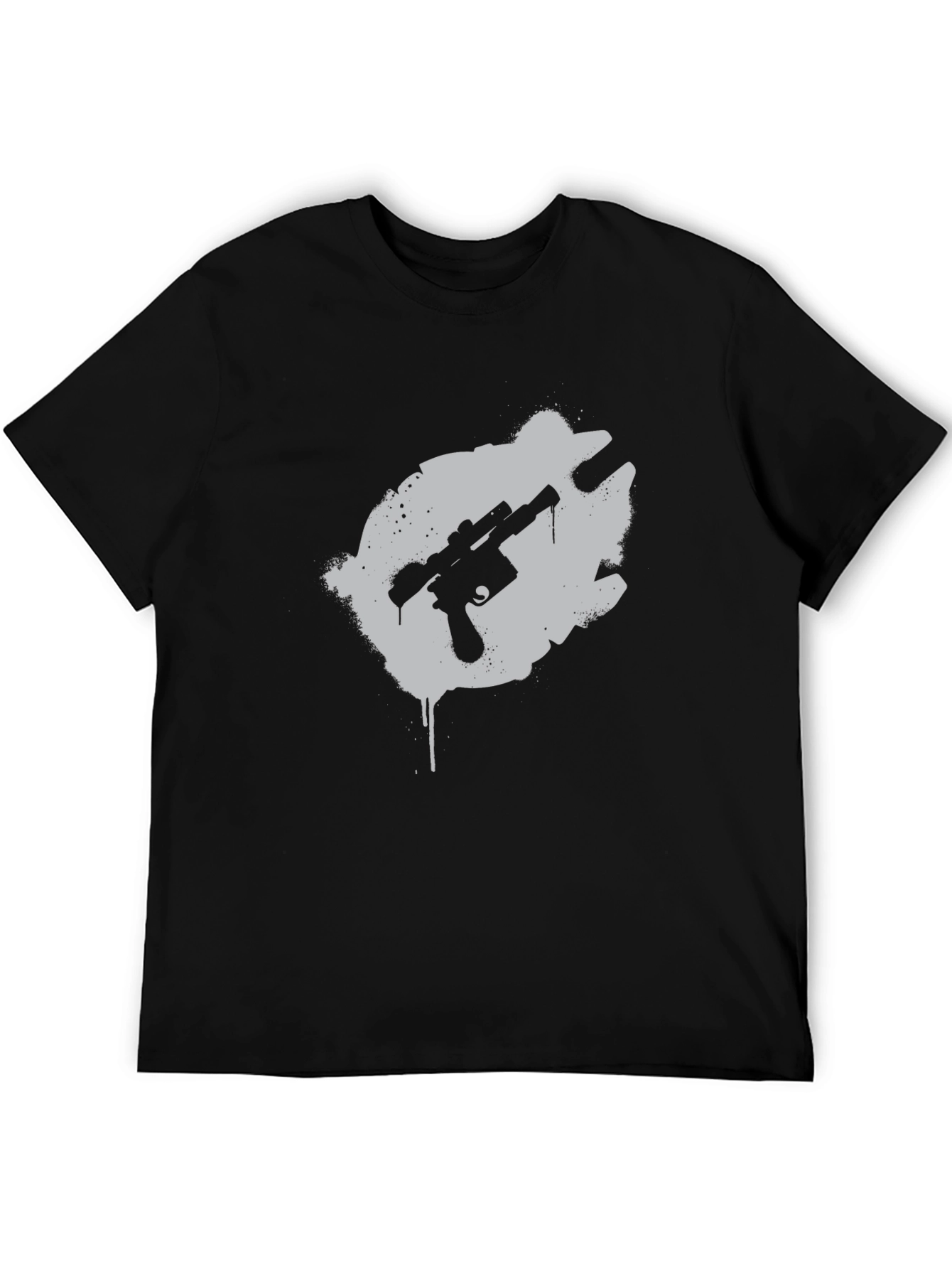 Star Wars Han Solo Blaster Black T-Shirt