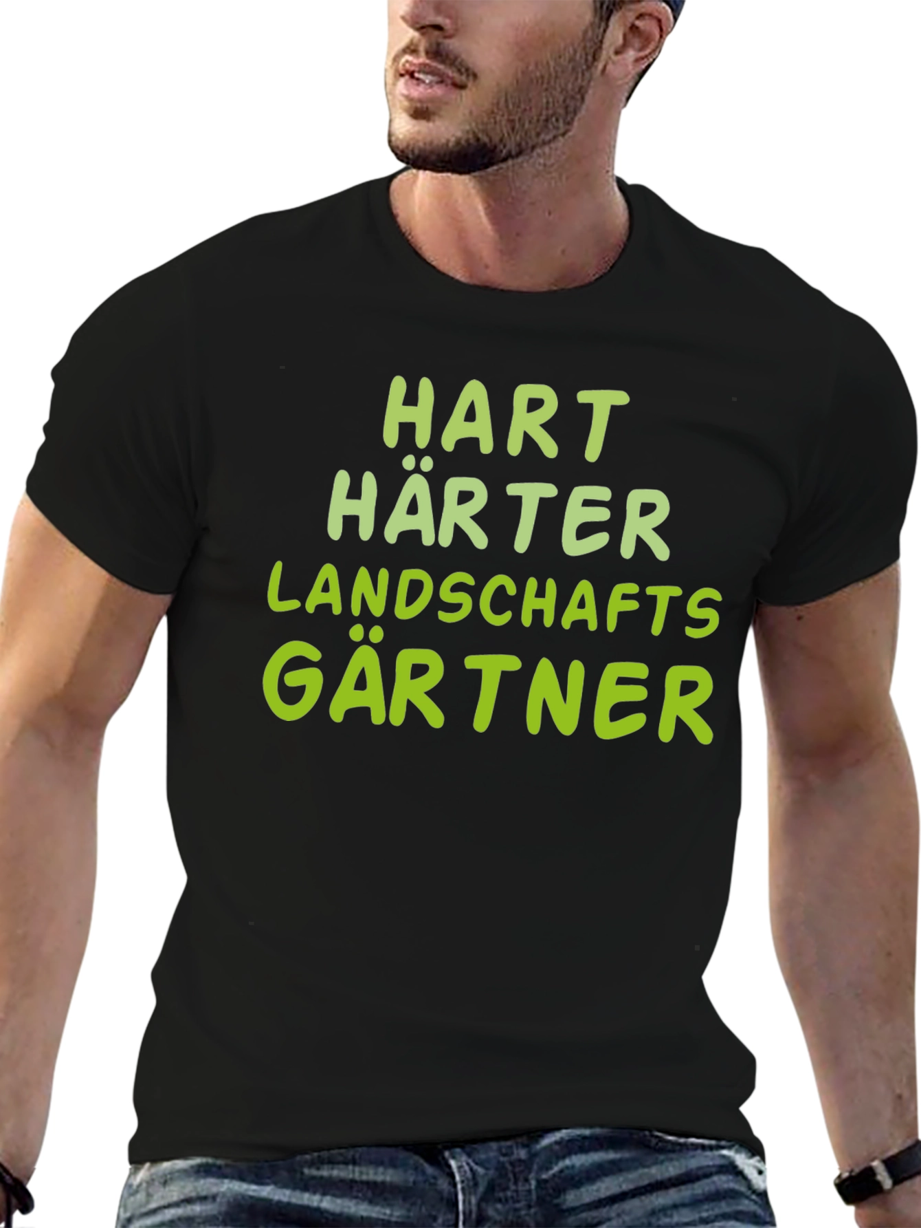 Hart Harter Landschaftsgärtner - Funny Gardener T-Shirt
