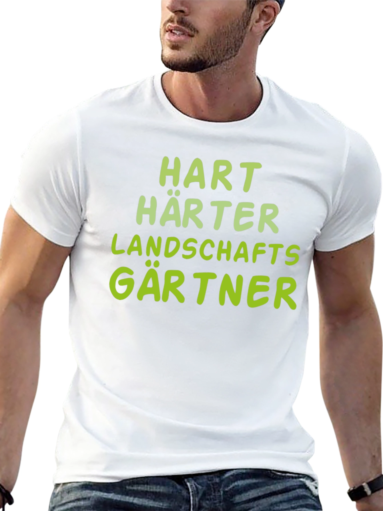 Hart Harter Landschaftsgärtner - Funny Gardener T-Shirt
