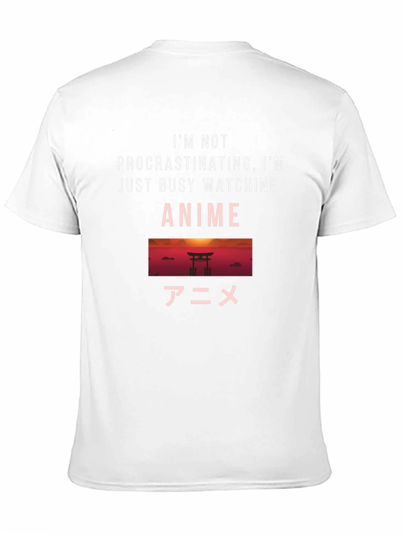 Anime Watching Black T-Shirt