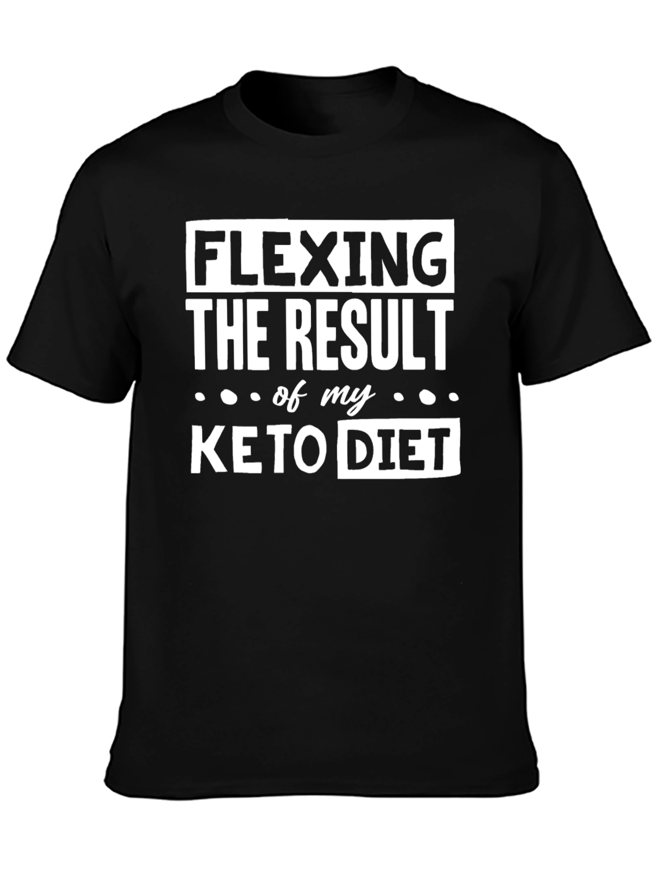 Keto Diet Result Flexing T-Shirt