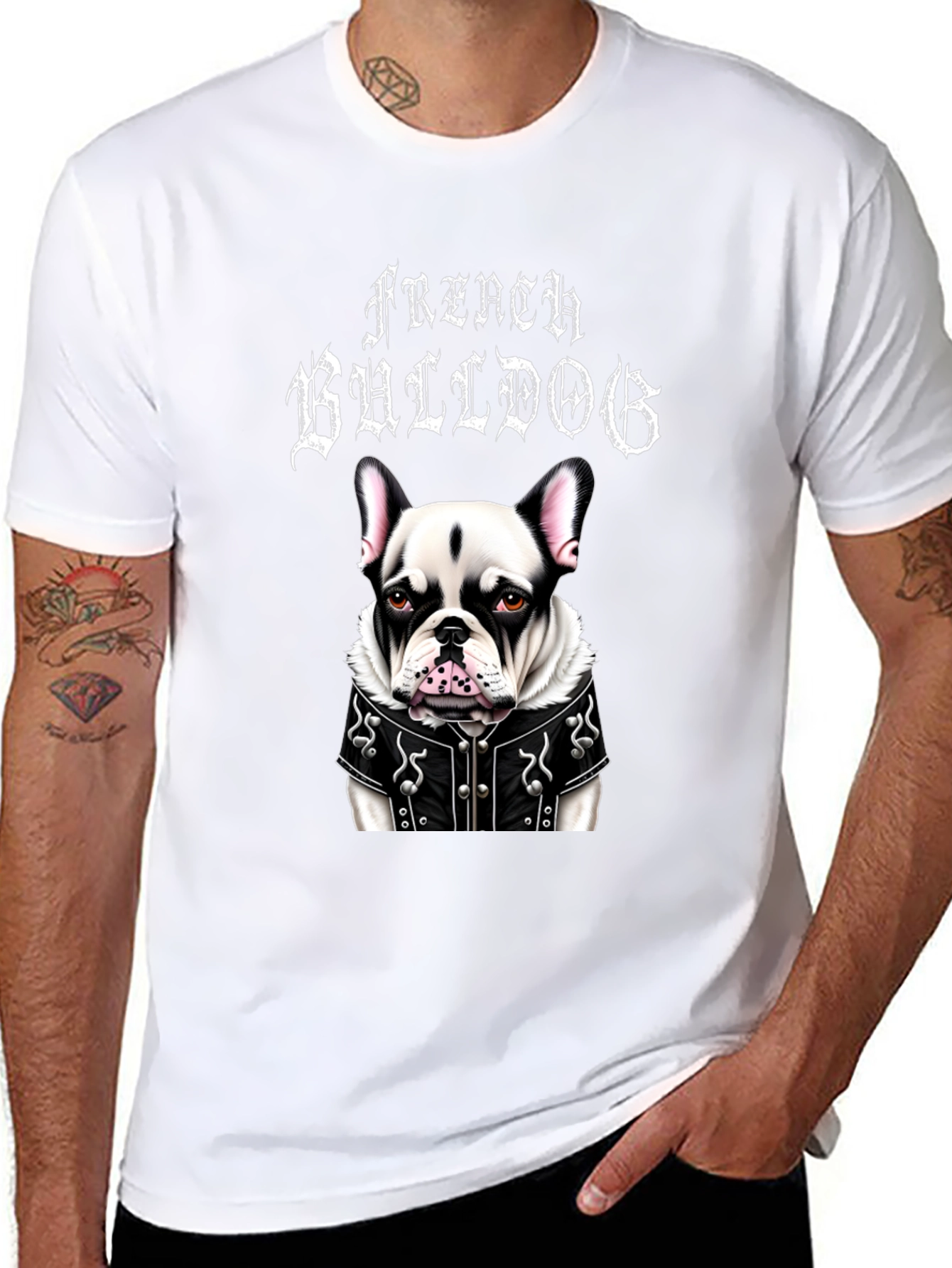 French Bulldog Graphic T-Shirt - Unique Dog Lover Tee