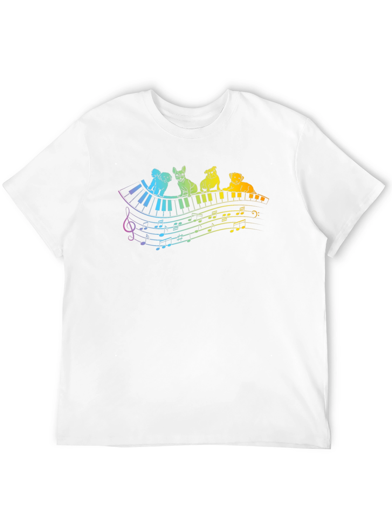 Musical Dogs T-Shirt - Black
