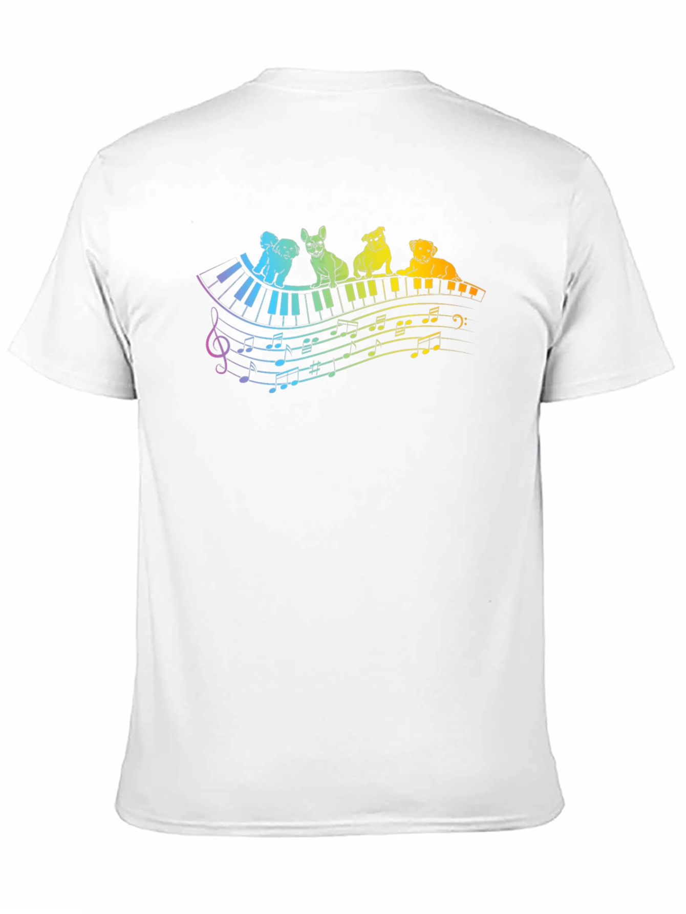 Musical Dogs T-Shirt - Black