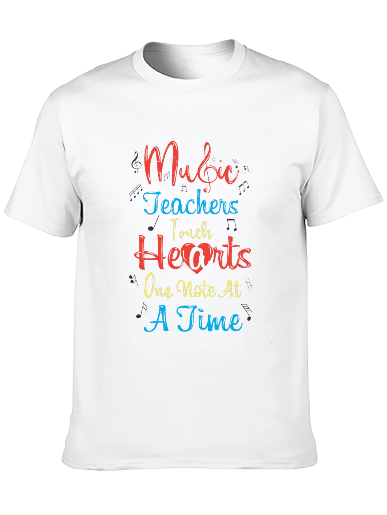 Music Teacher Heart T-Shirt