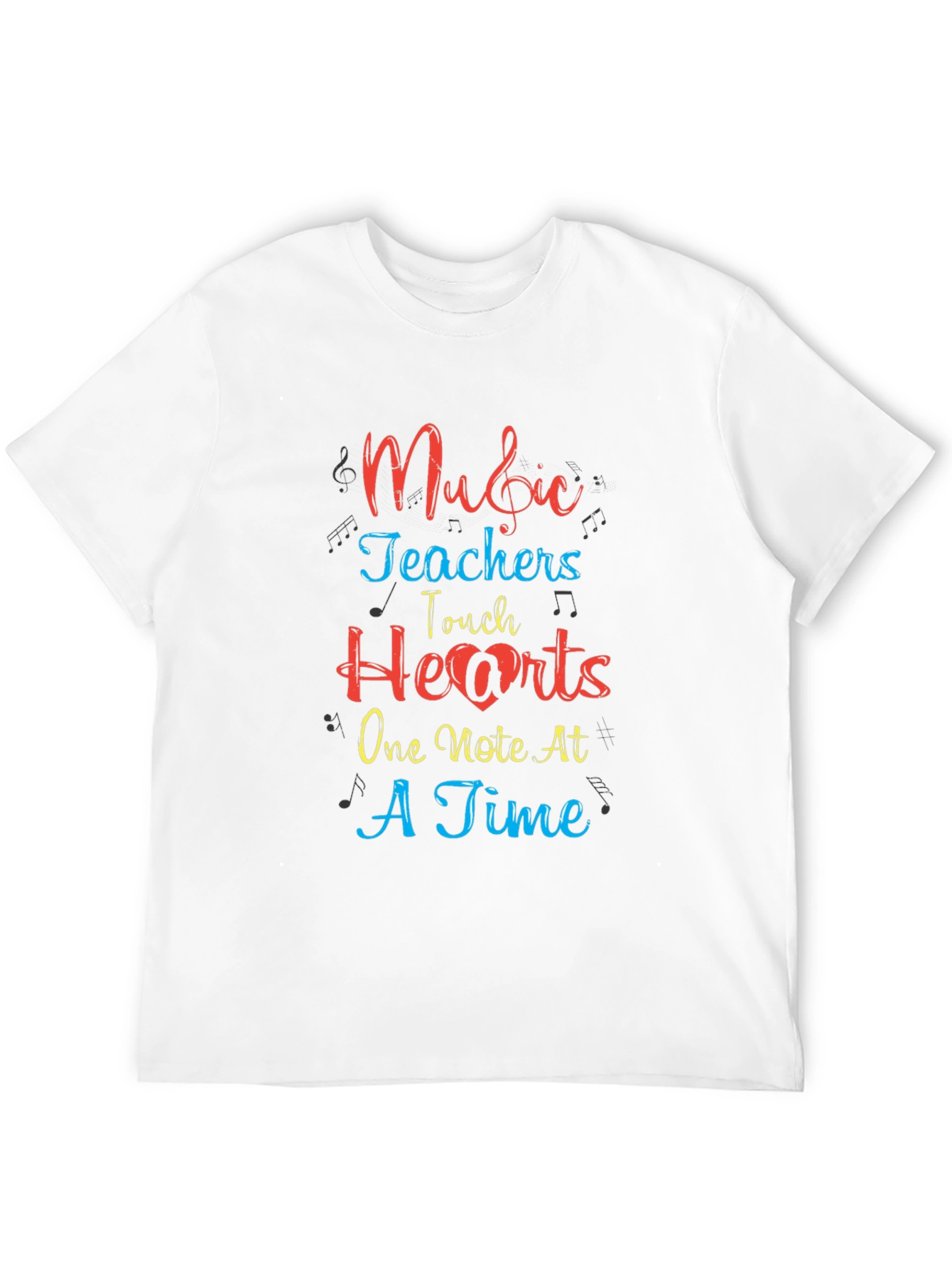 Music Teacher Heart T-Shirt
