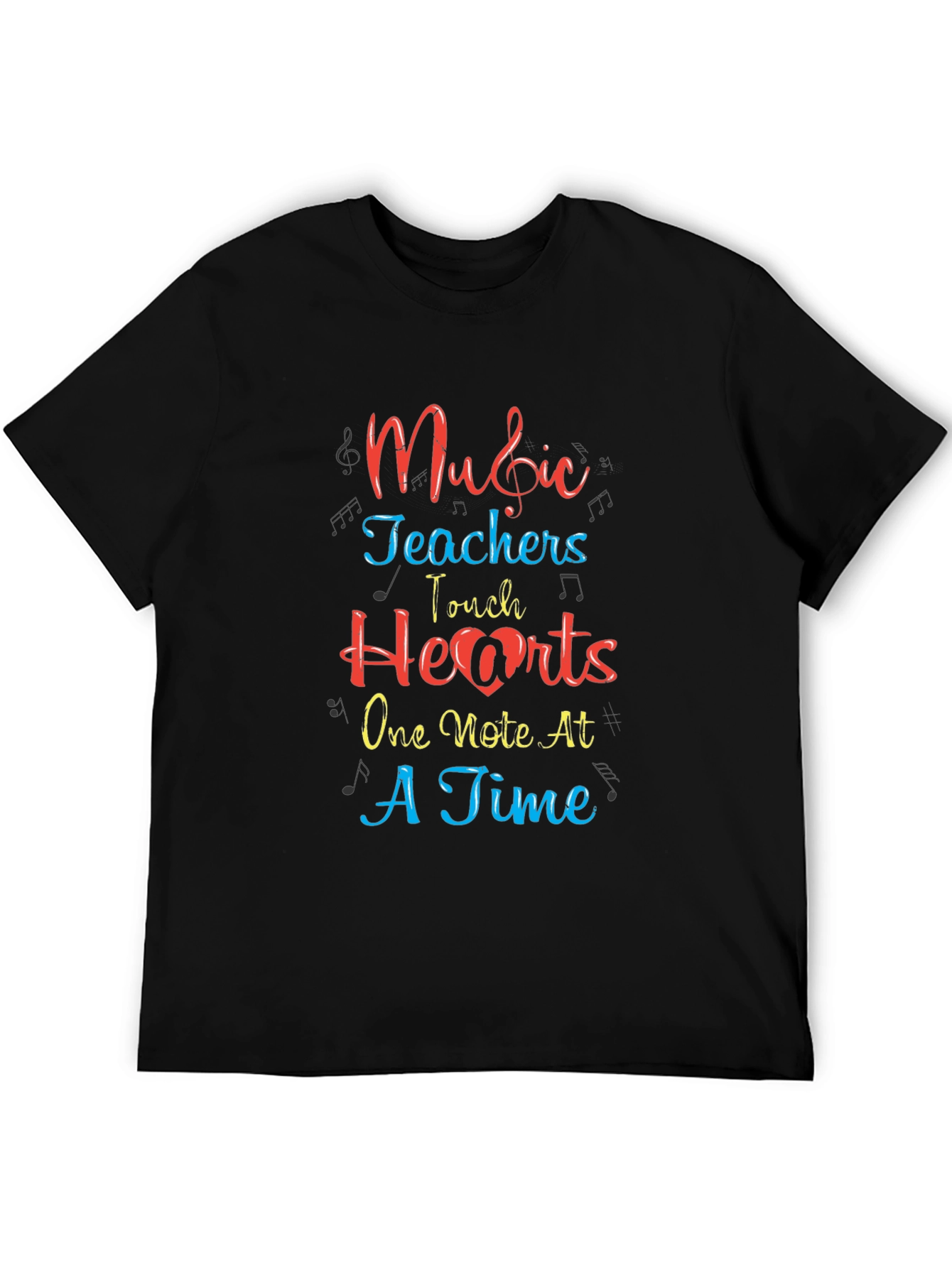 Music Teacher Heart T-Shirt