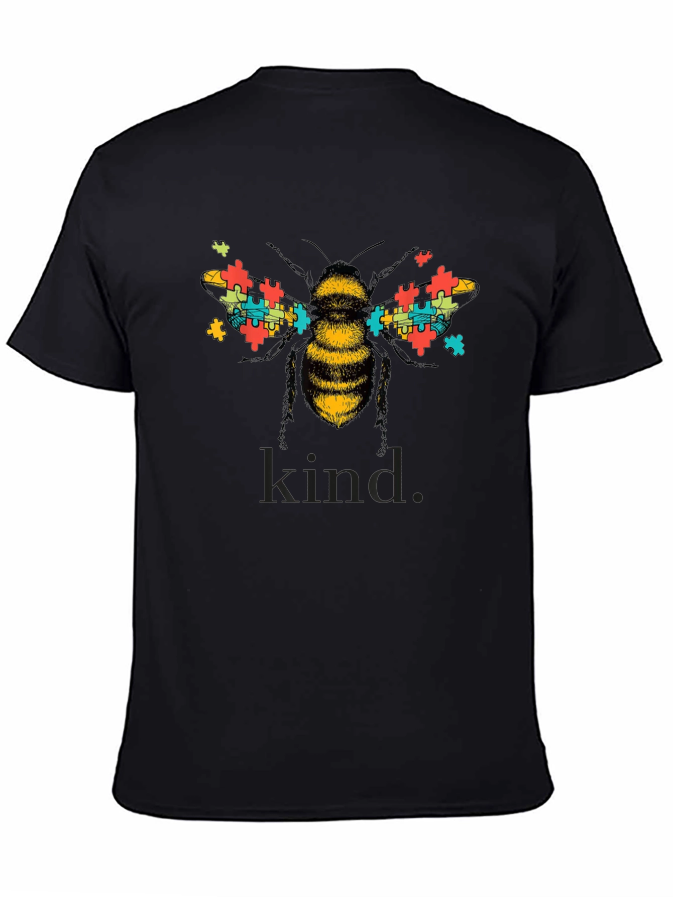 Bee Kind Autism Awareness Graphic T-Shirt