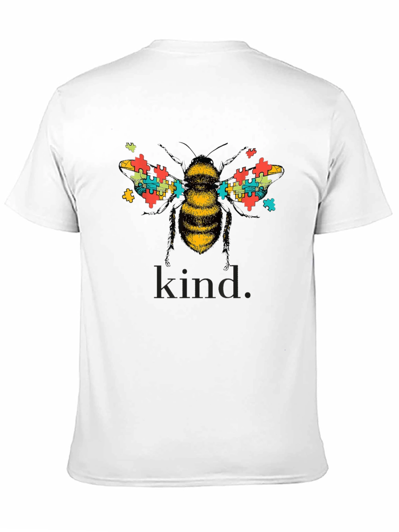Bee Kind Autism Awareness Graphic T-Shirt