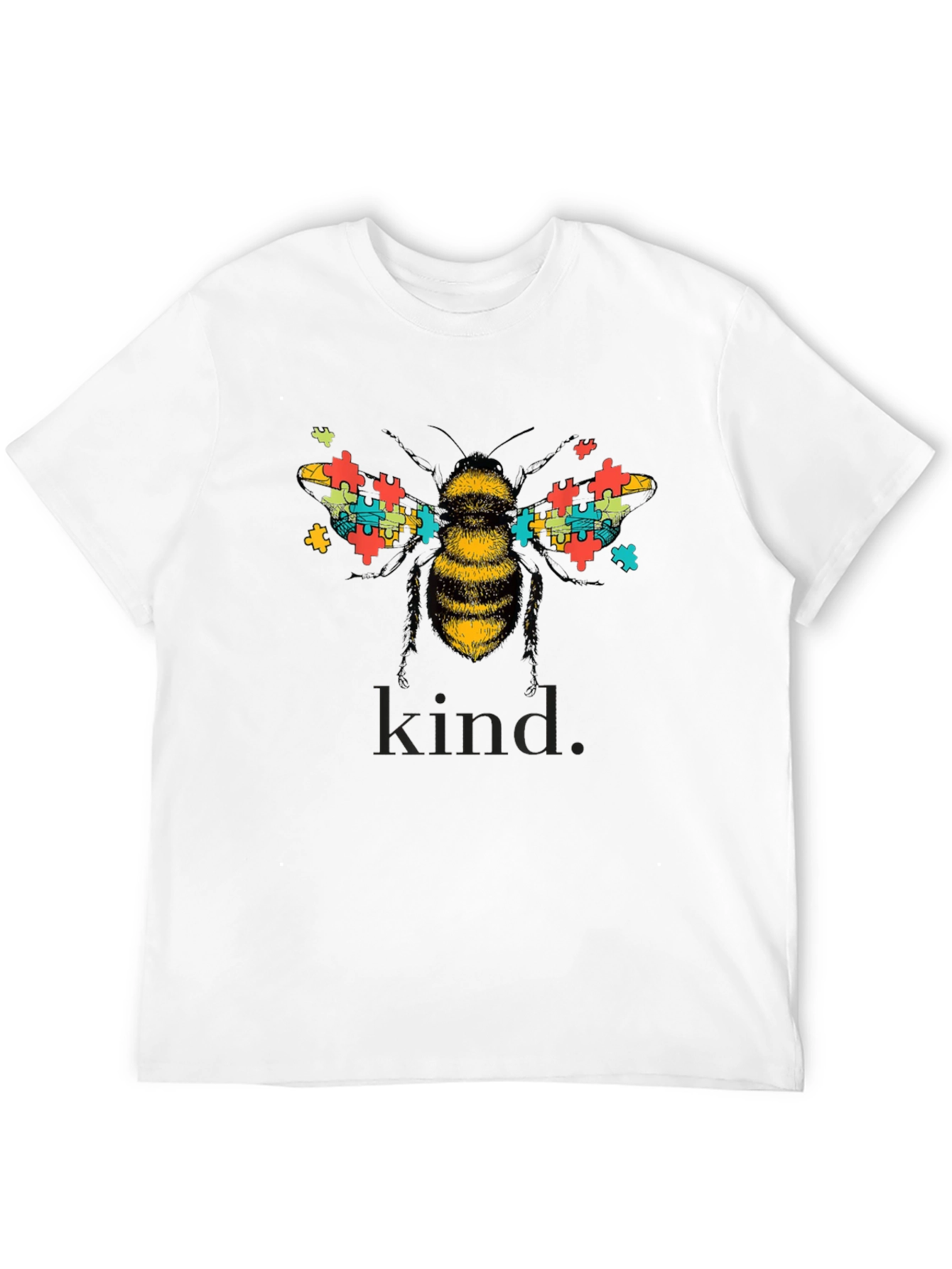 Bee Kind Autism Awareness Graphic T-Shirt