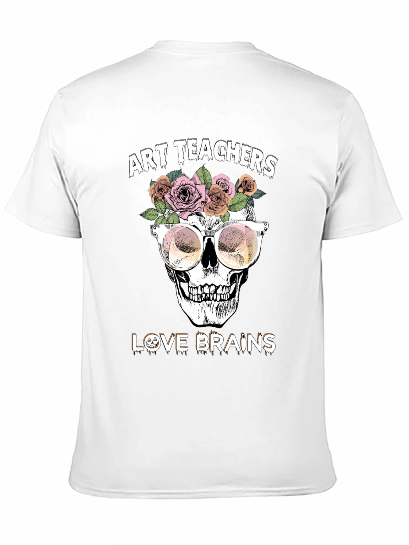 Art Teacher Brains Graphic Tee - Spooky Season Style
