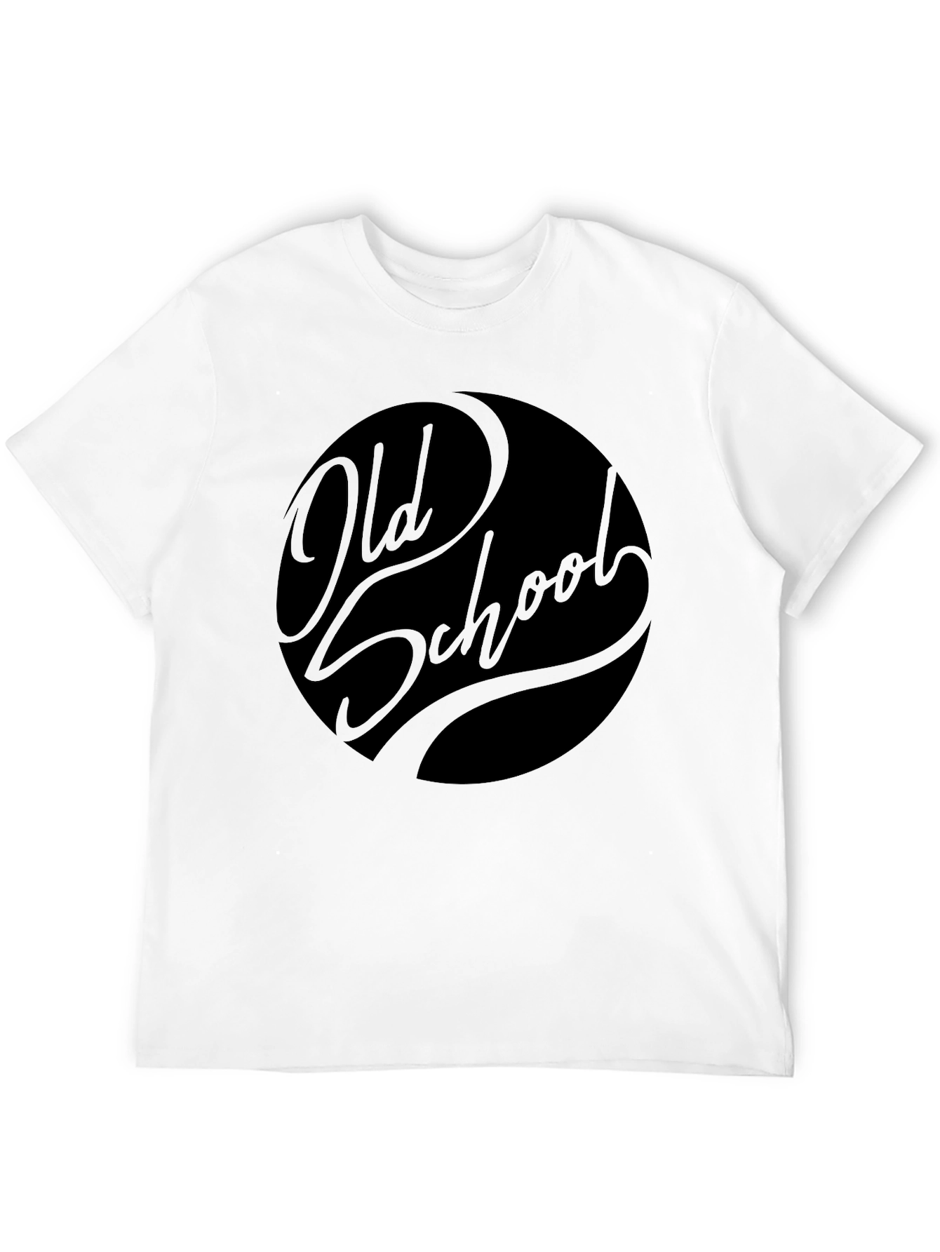 Old School Graphic Tee - Stylish Black T-Shirt