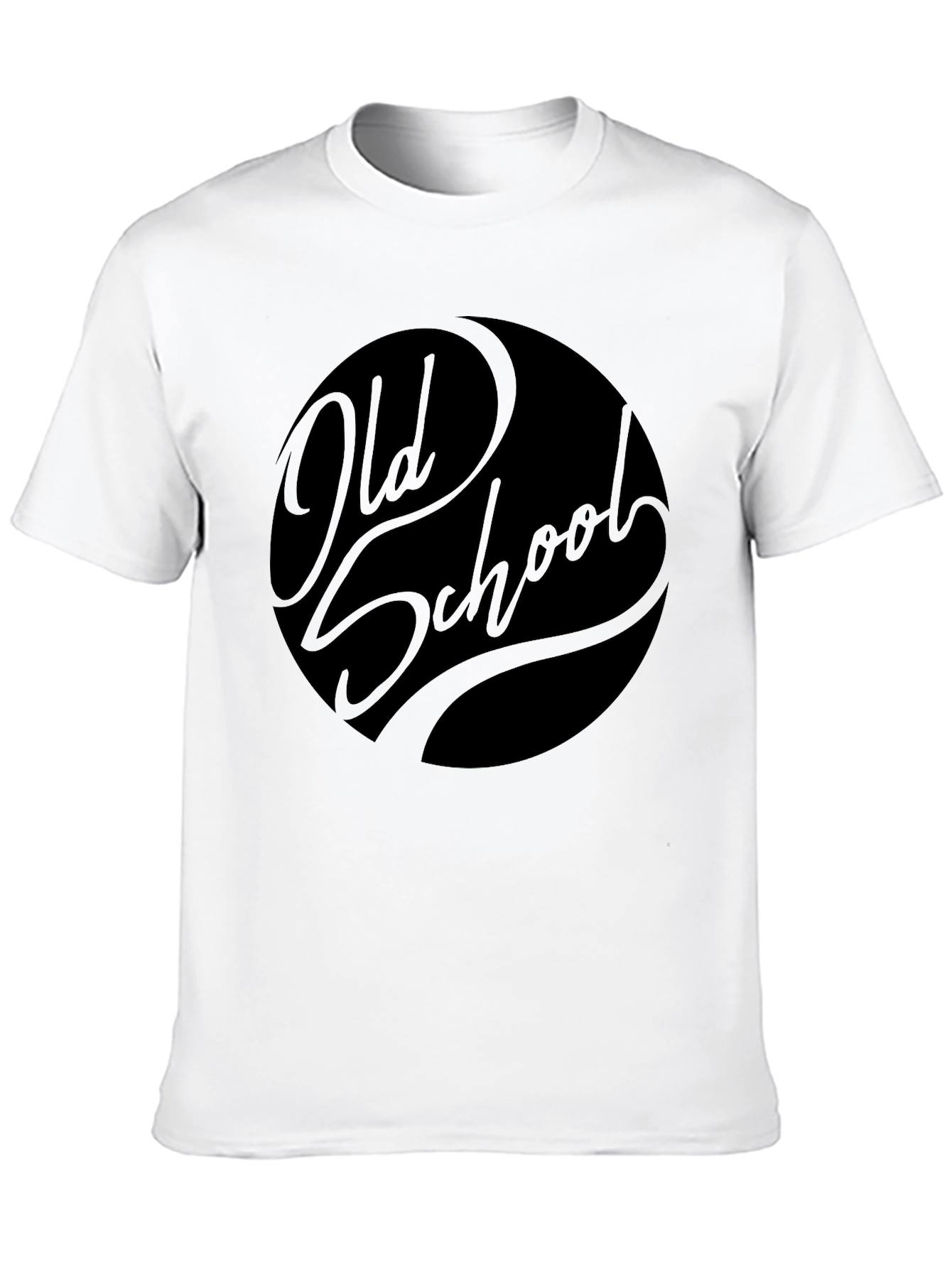 Old School Graphic Tee - Stylish Black T-Shirt