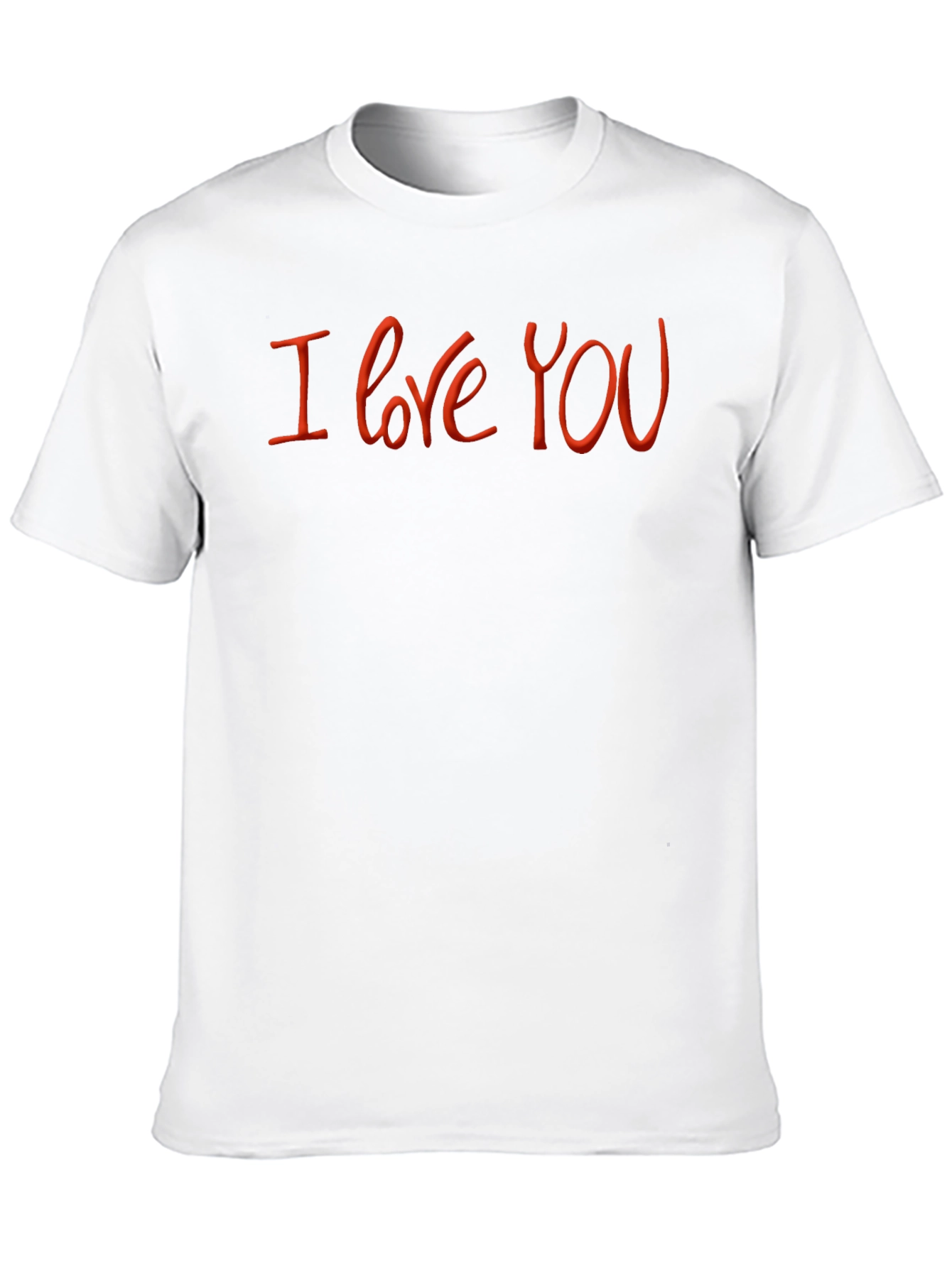 I Love You Black Graphic Tee