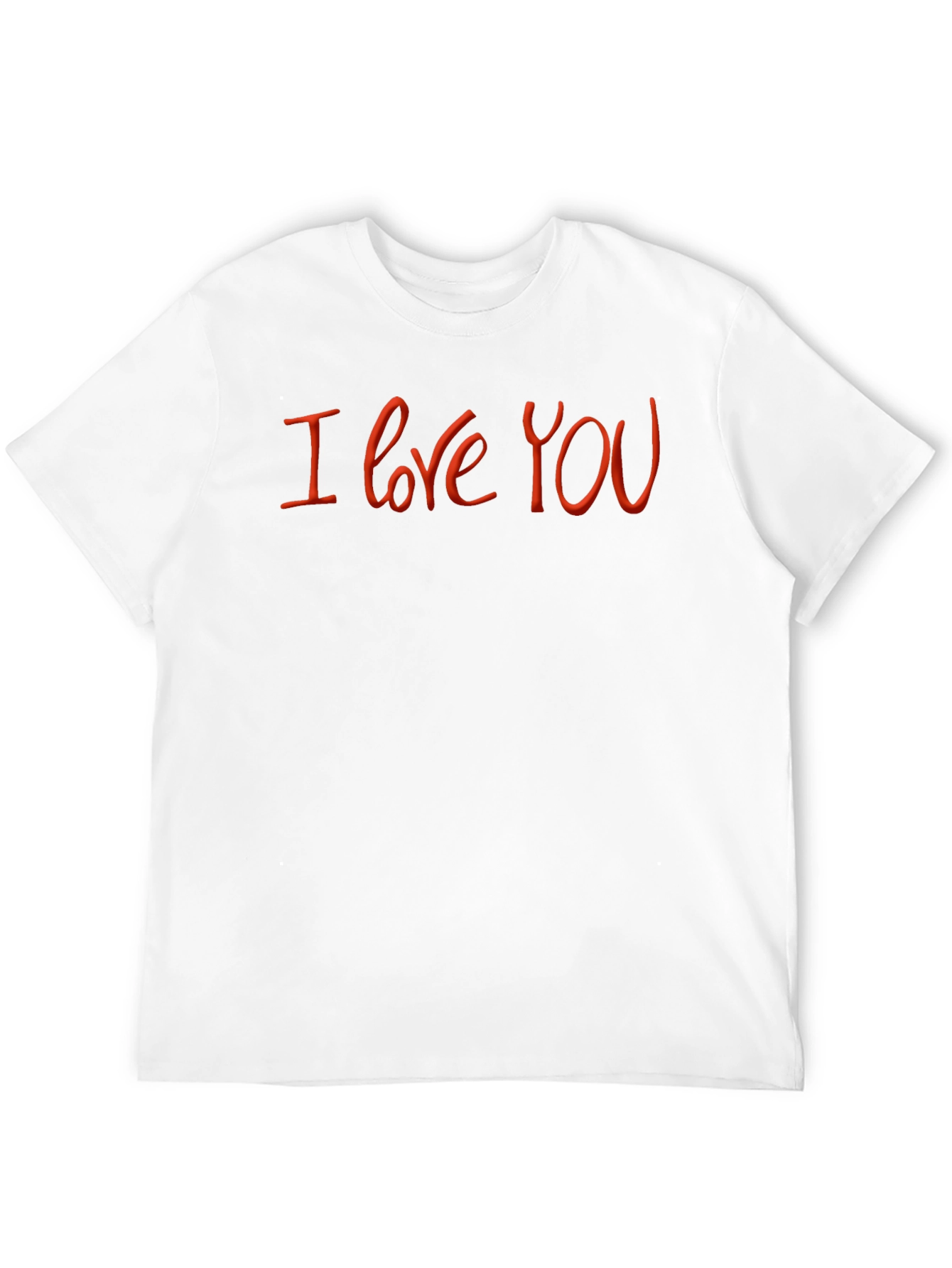 I Love You Black Graphic Tee
