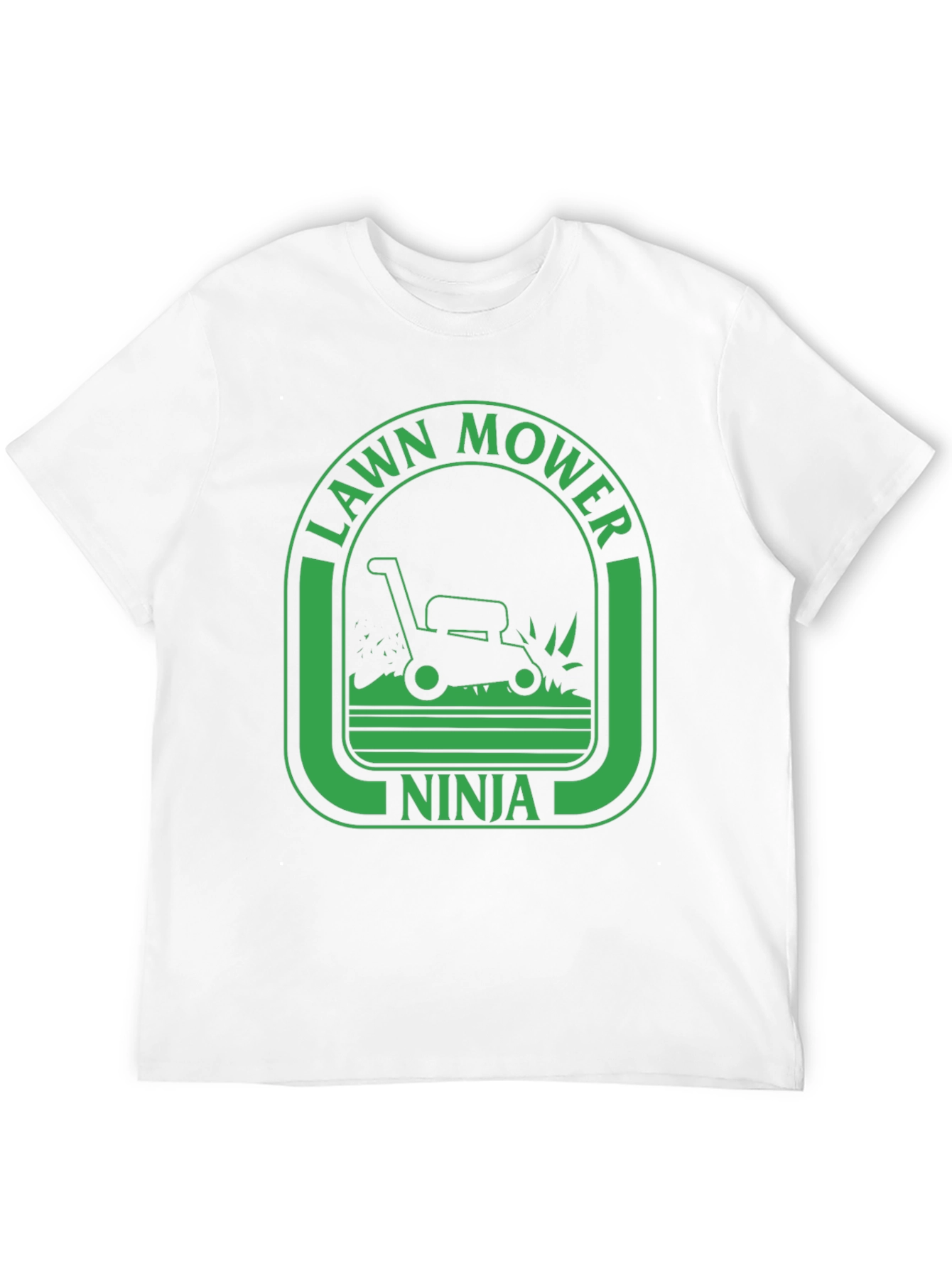 Lawn Mower Ninja Graphic Tee - Black