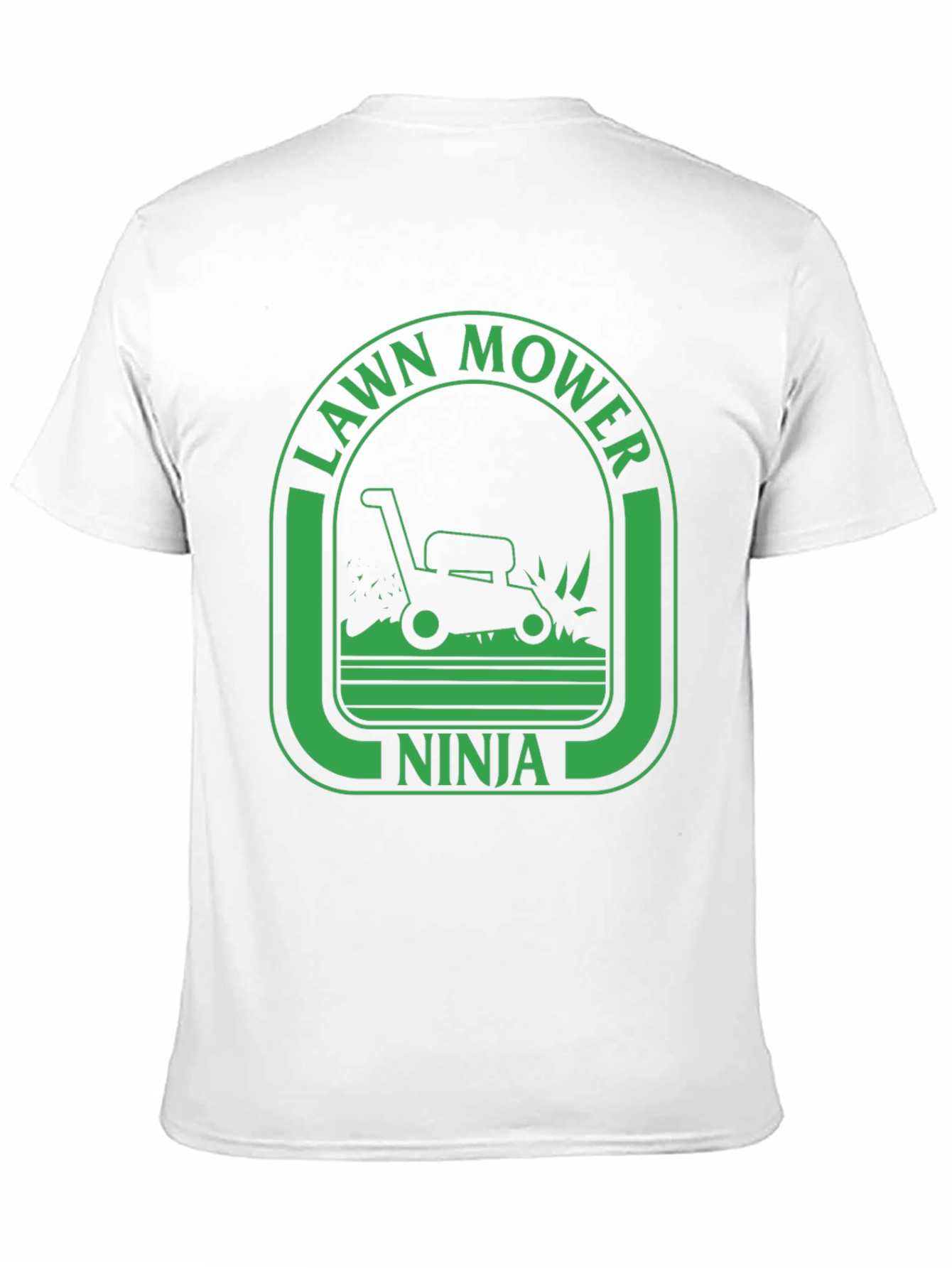 Lawn Mower Ninja Graphic Tee - Black