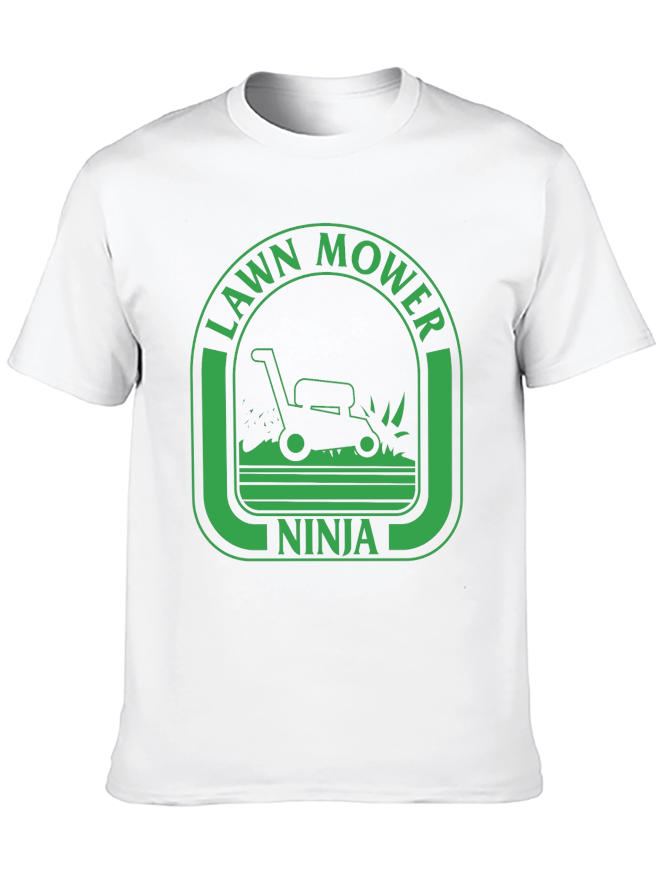 Lawn Mower Ninja Graphic Tee - Black