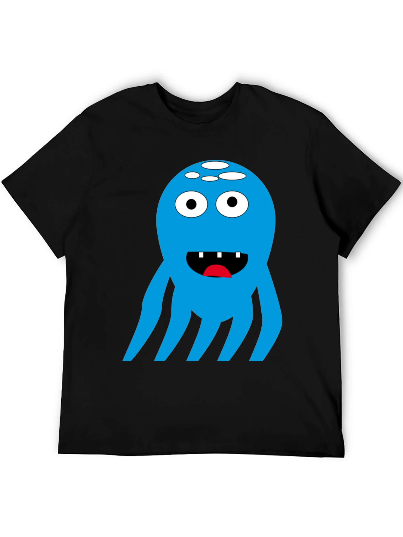 Blue Monster Graphic T-Shirt