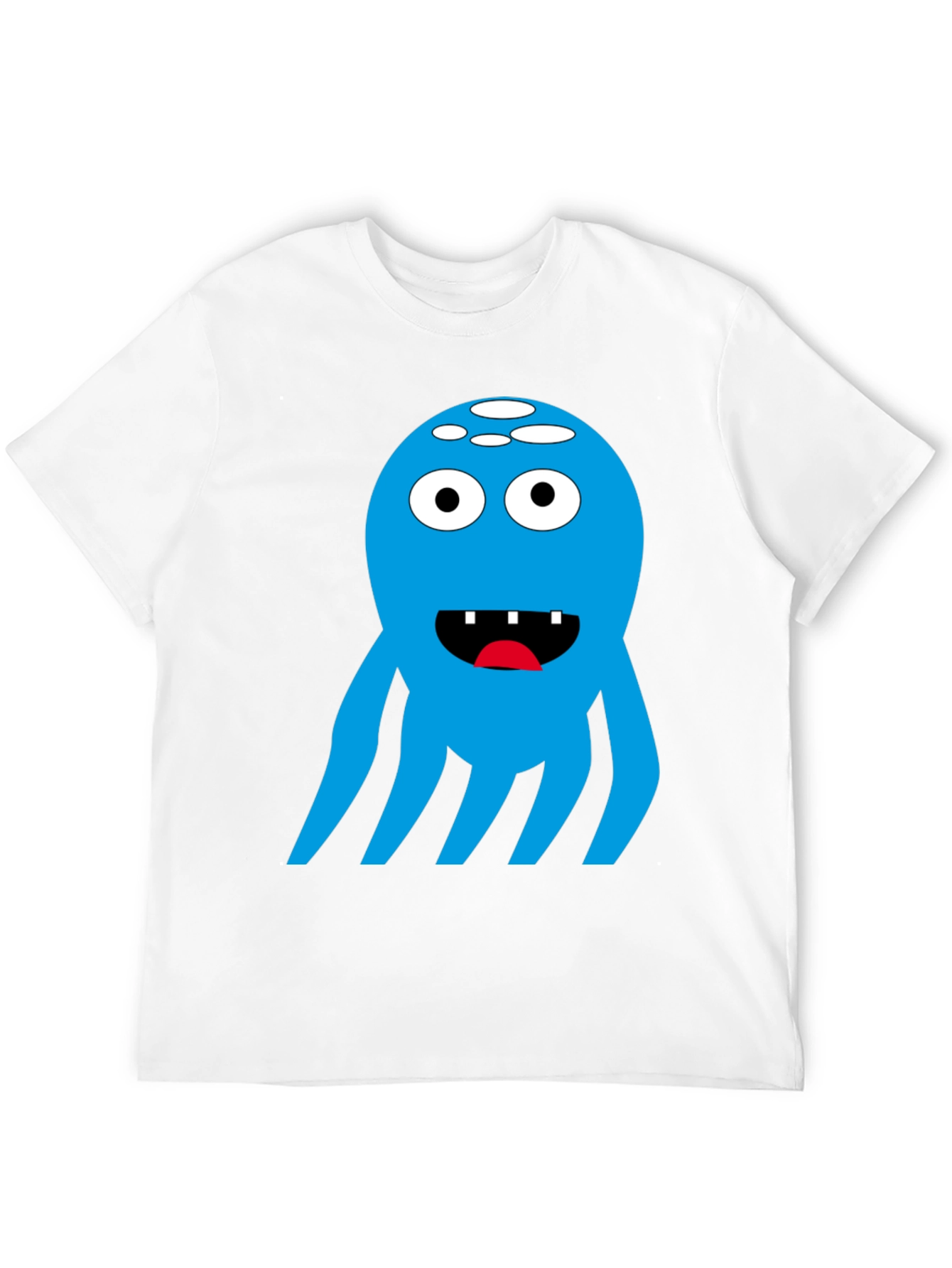 Blue Monster Graphic T-Shirt
